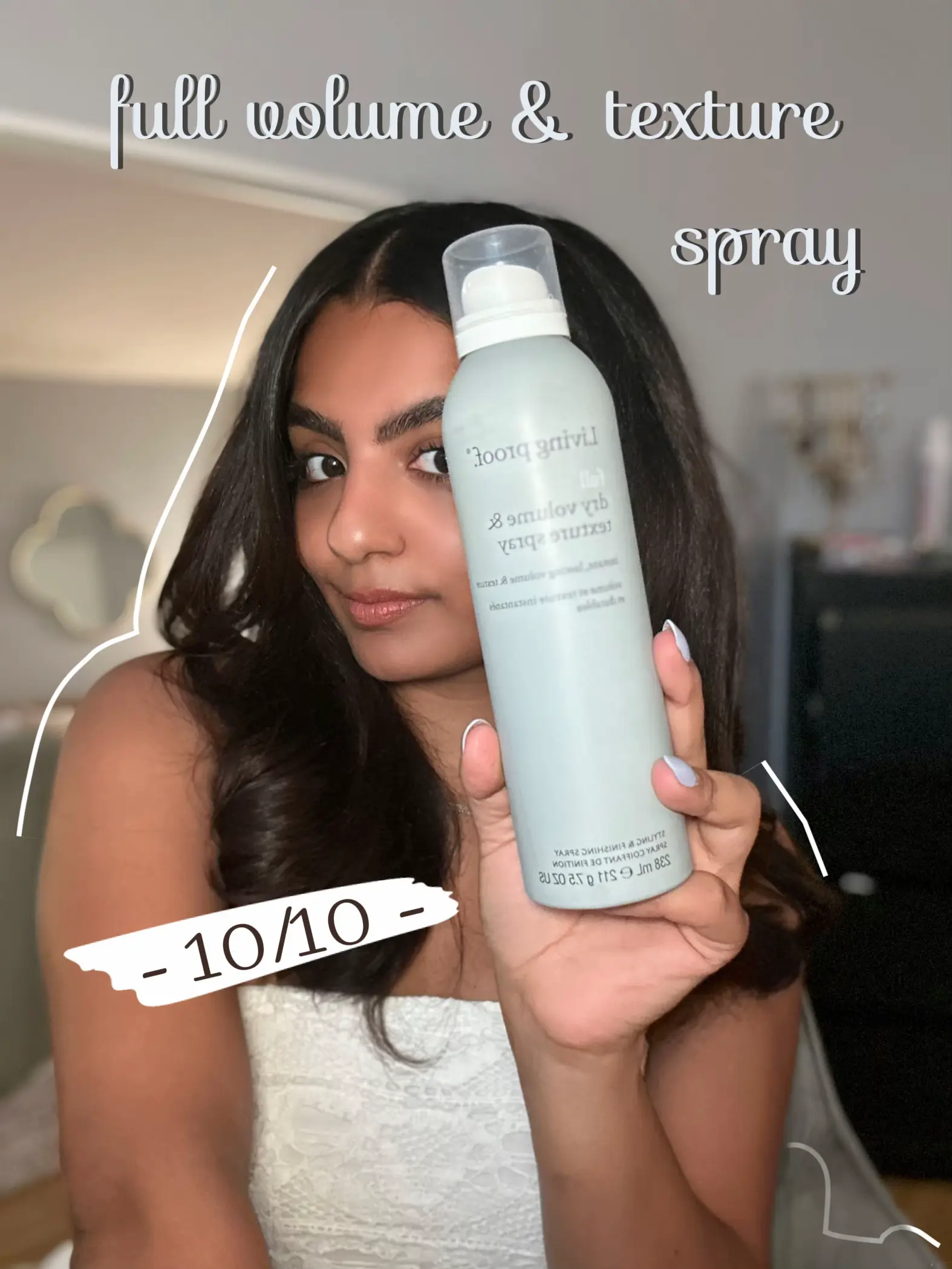 MY NEW GO TO 🤍 get the most volume using this texture spray by Color , Hair Texture Spray