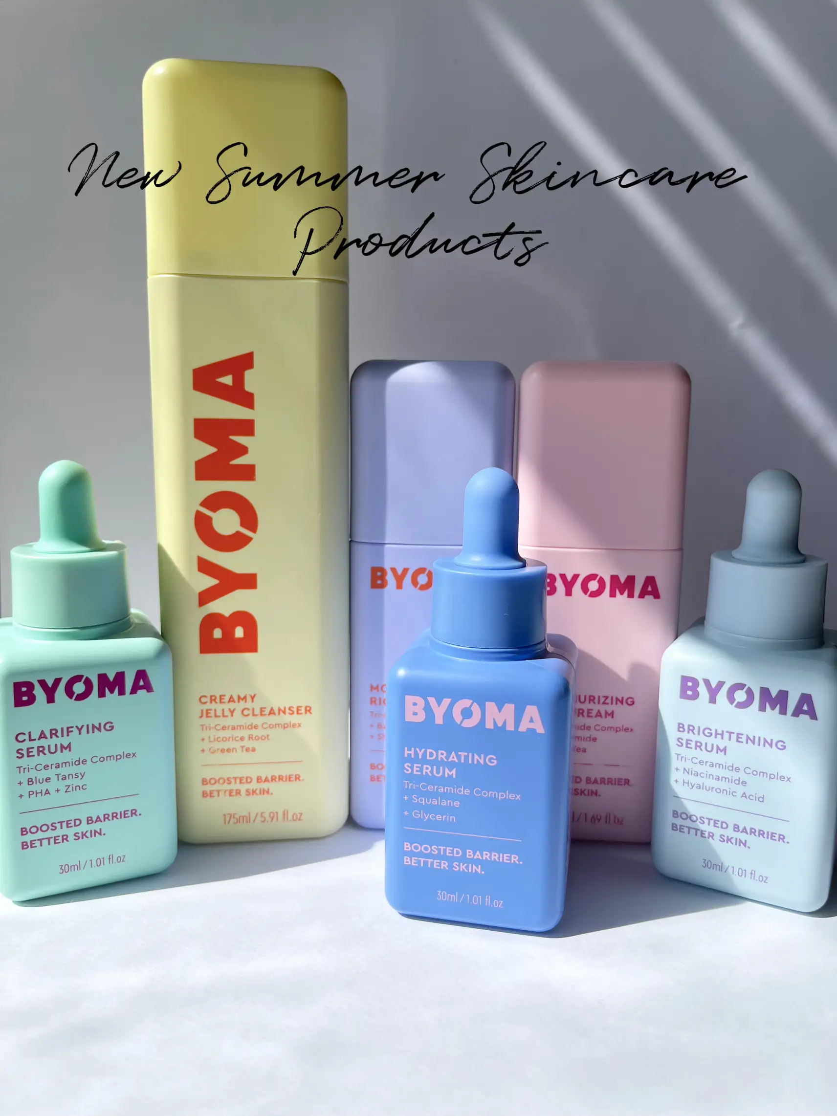 byoma #skincare  Face cleanser, Skin care, Hydrating serum