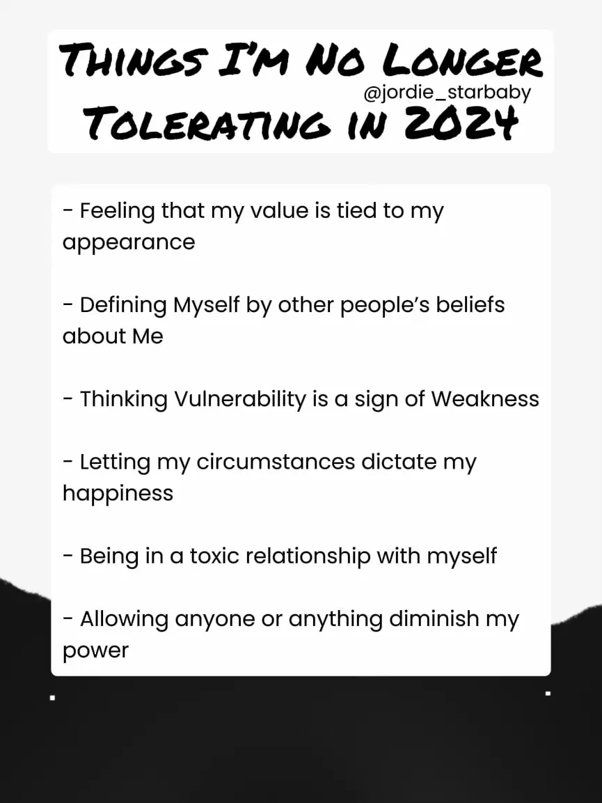 Things I’m No Longer Tolerating in 2024 🍋 | Gallery posted by Jordie ...