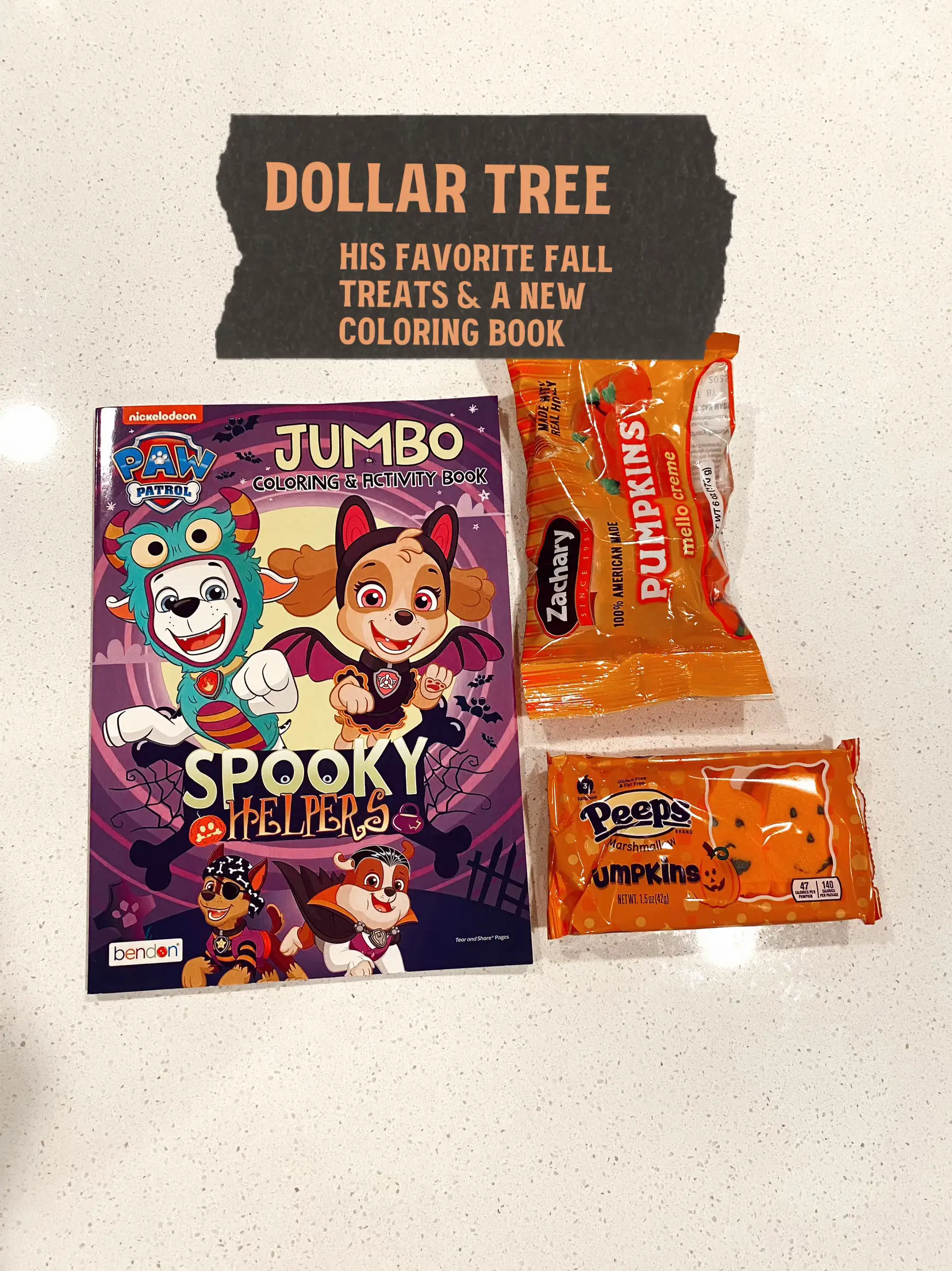 Dollar Tree Halloween Bendon Coloring Books September 2021 Haul