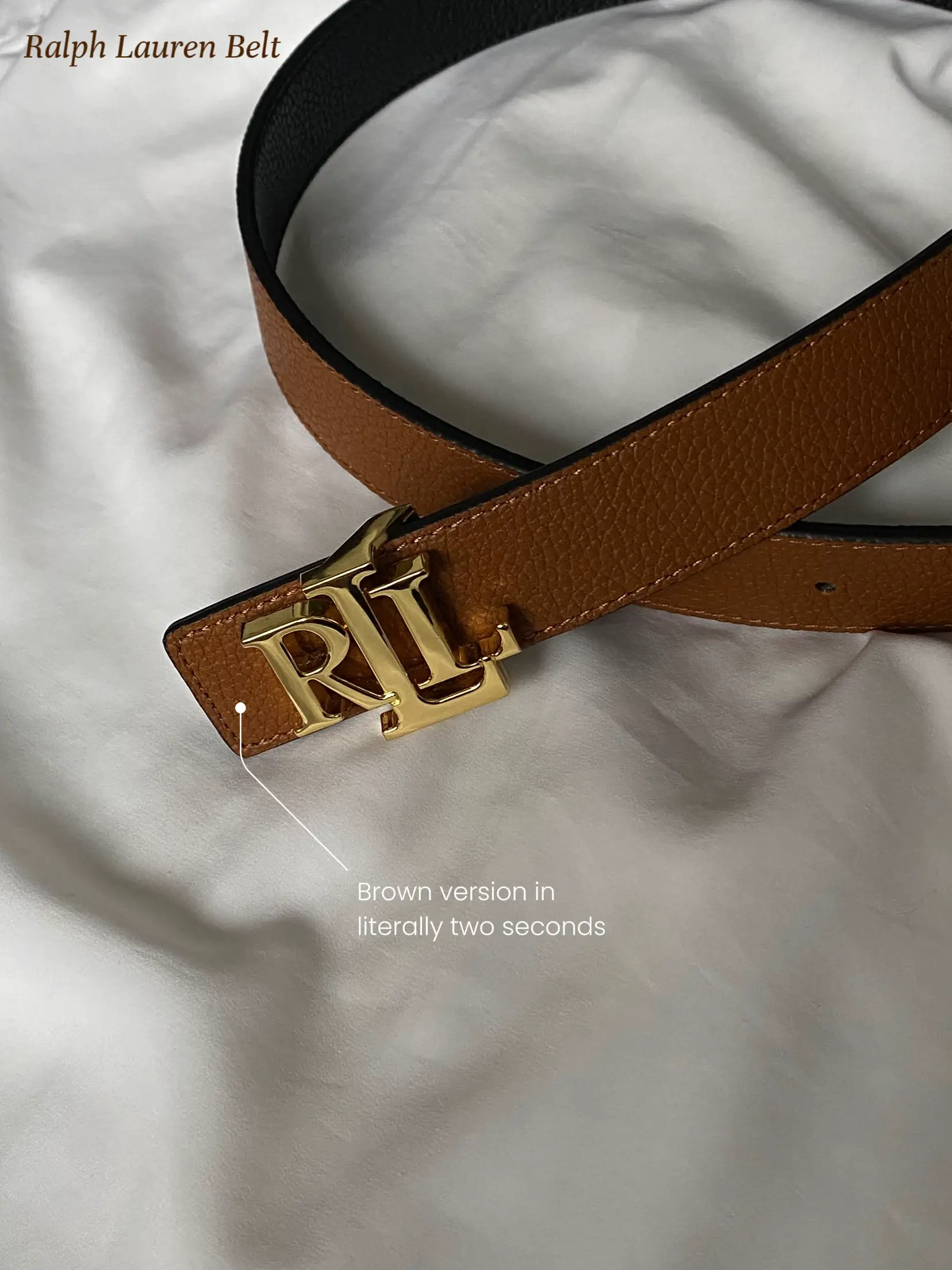 Honest Review: Ralph Lauren Belt, Gallery posted by Olivia Węgier