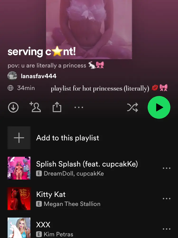  A playlist for