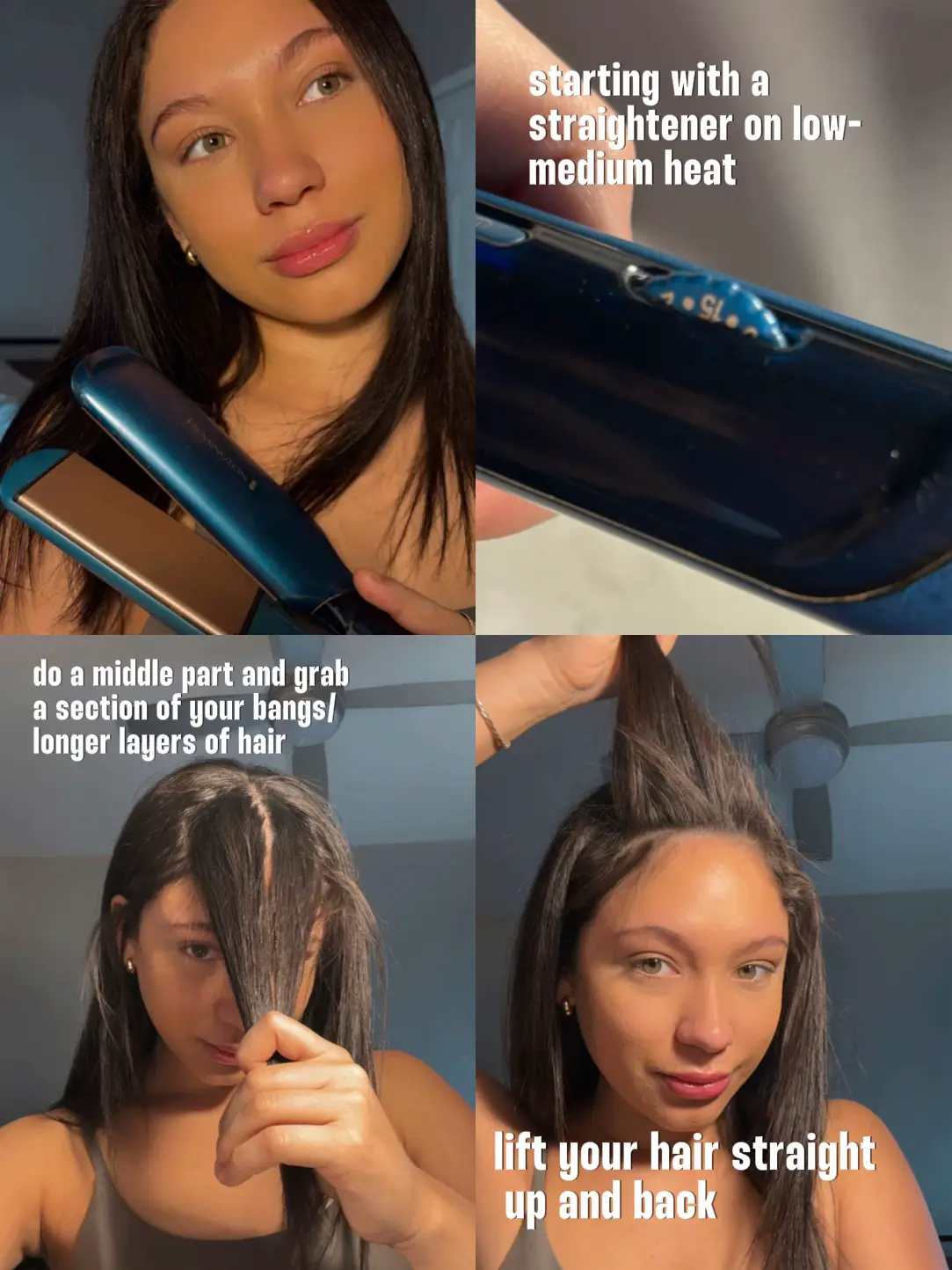 How to straighten your clearance bangs