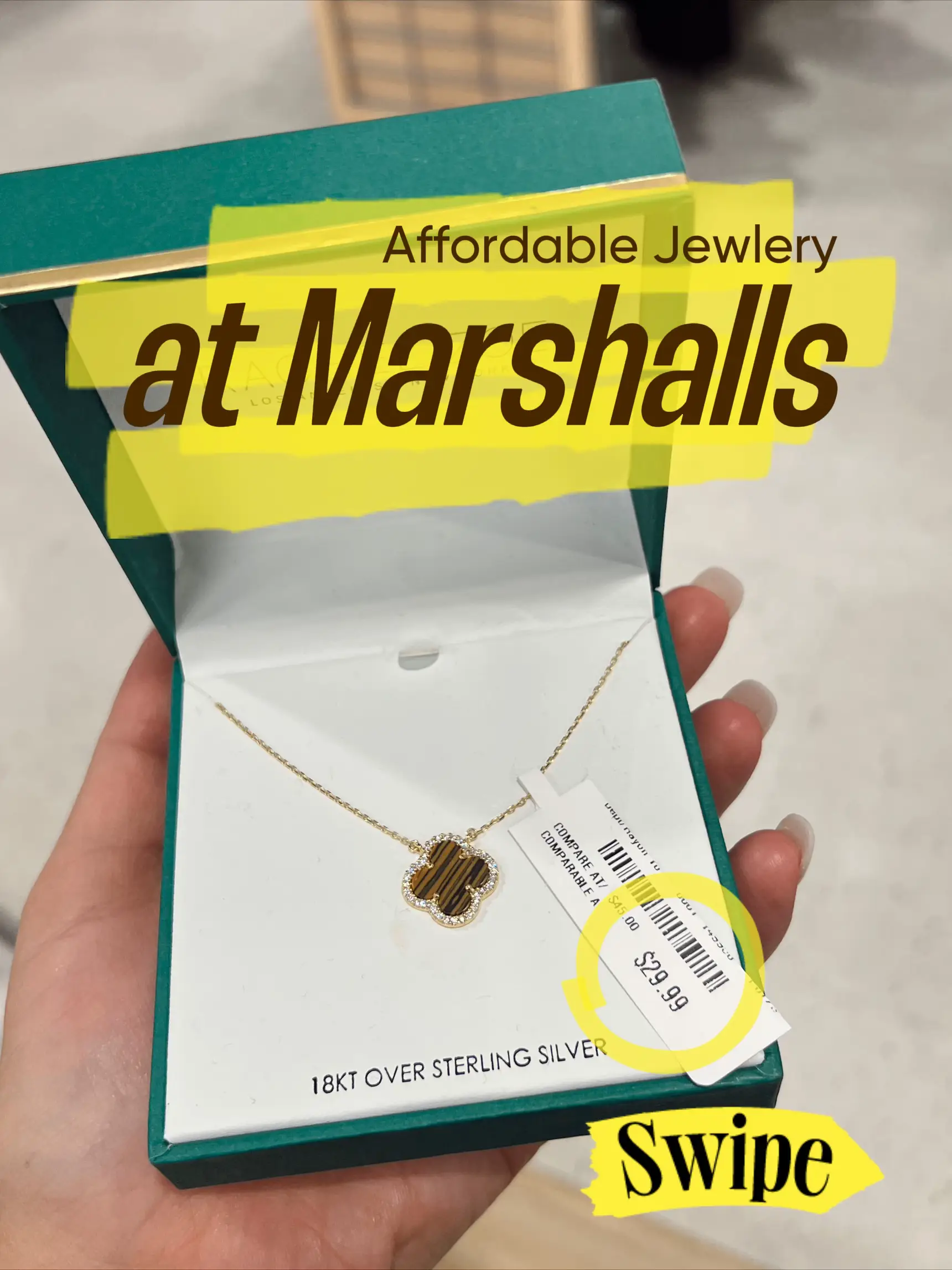 Marshalls jewelry shop box