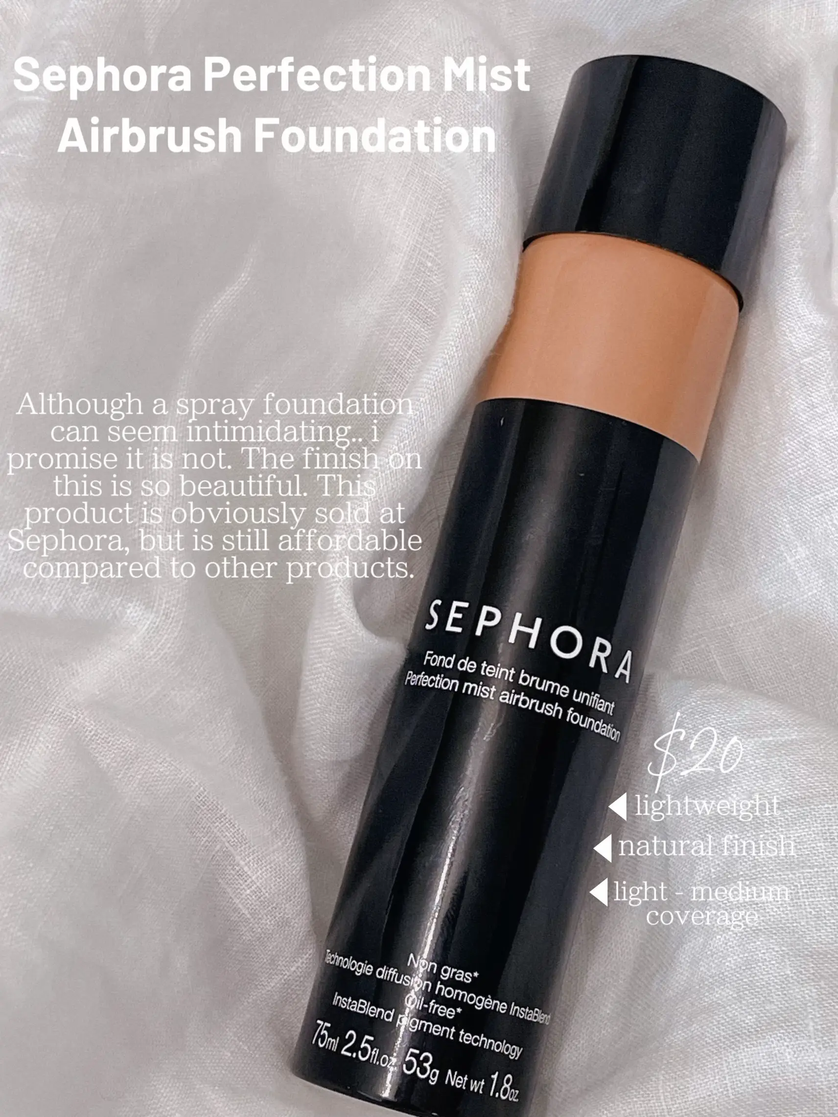 REVIEW: Sephora Perfection Mist Airbrush Foundation