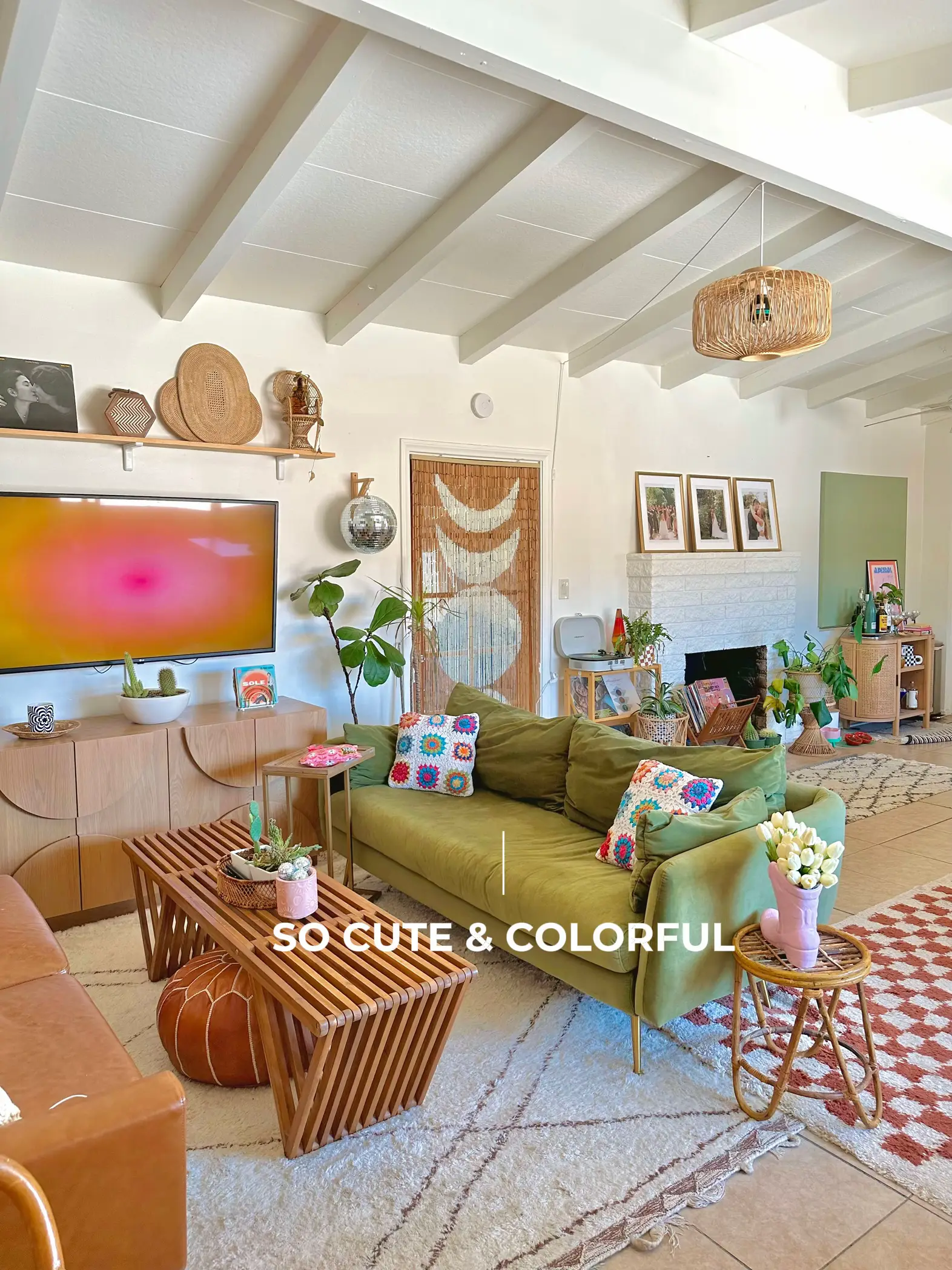 Get their look: Pink and green Art Deco vibe - H is for Home Harbinger