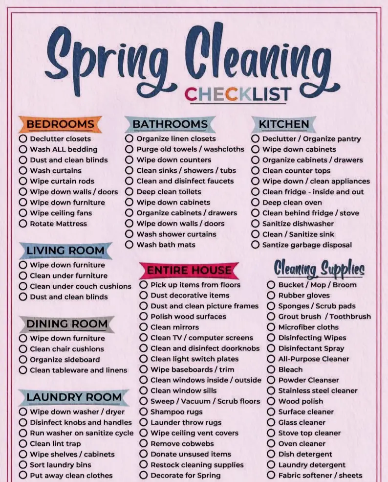 🌸Spring Cleaning Checklist🌸's images(0)