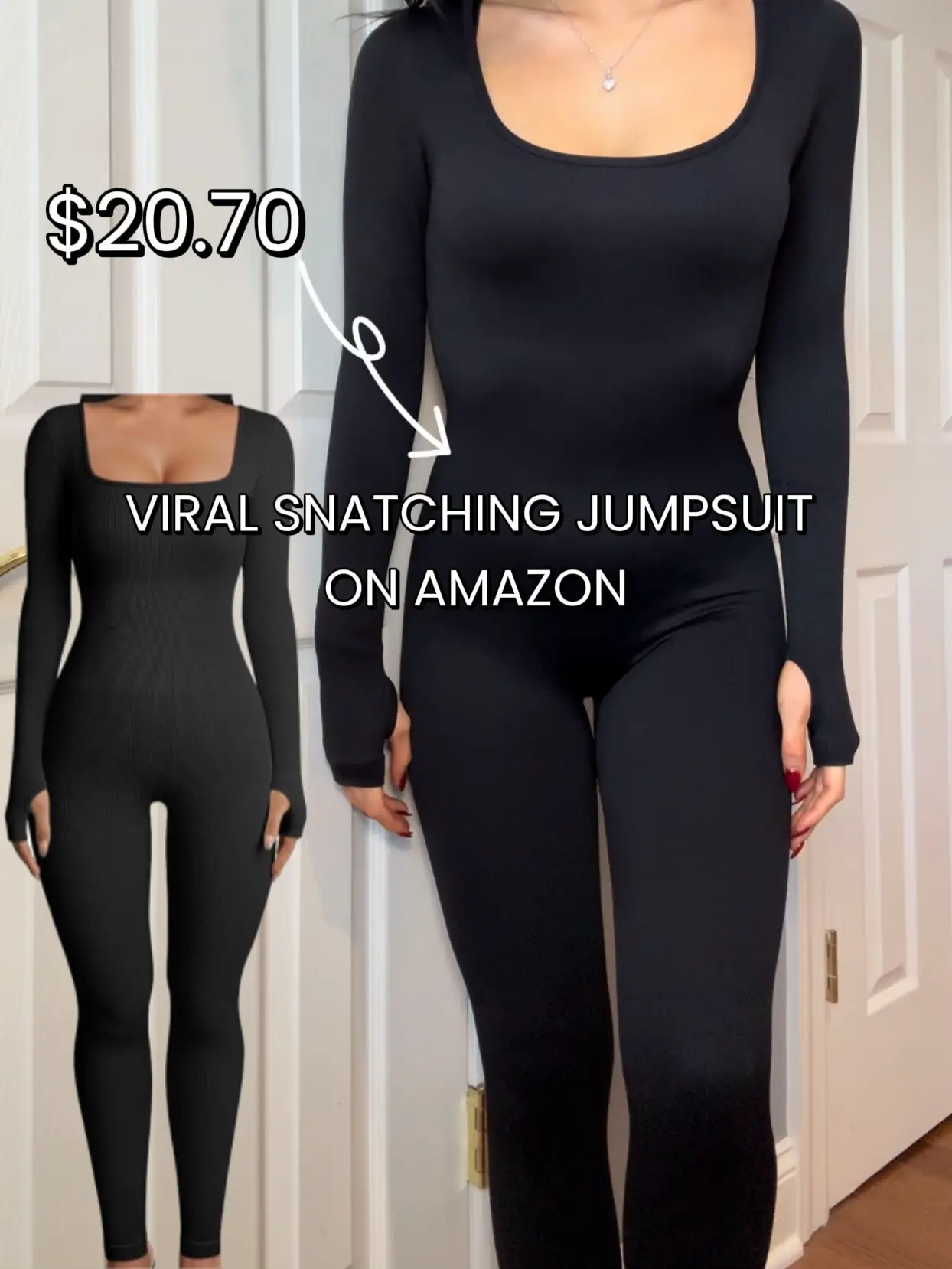 Ecru Structured Snatched Rib Long Sleeve Jumpsuit