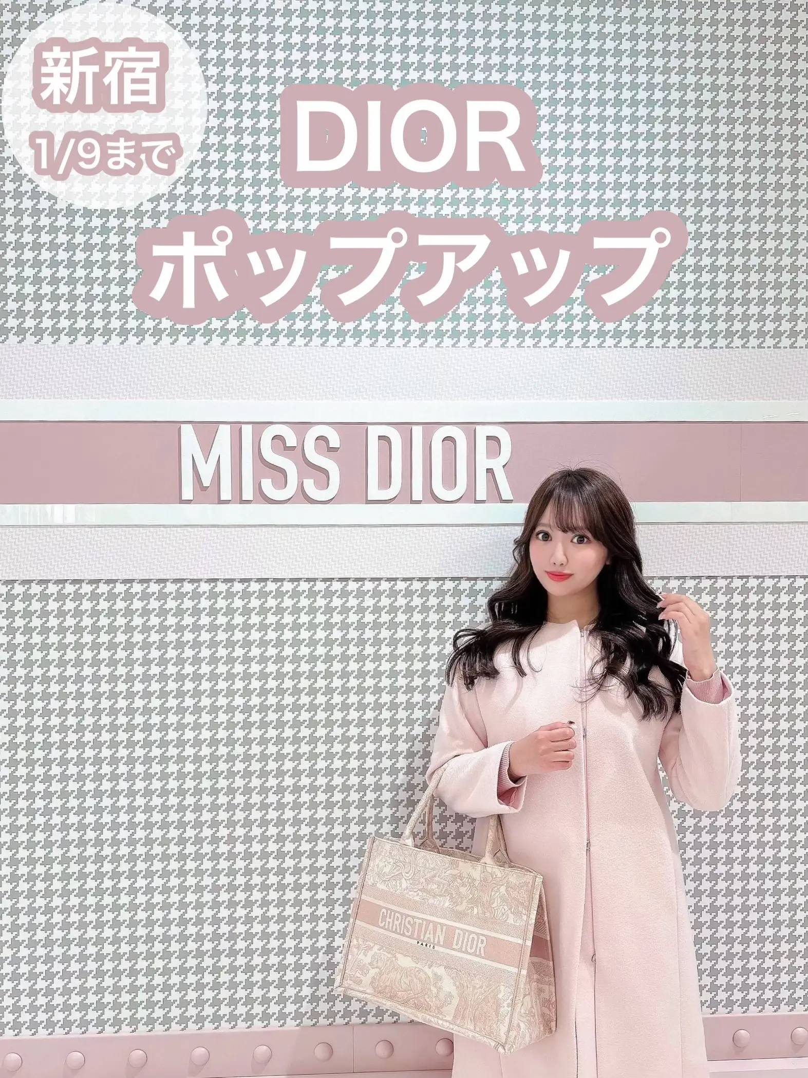 新品未使用 ♡ Dior 伊勢丹新宿限定 ノベルティ 千鳥柄 - メイク道具