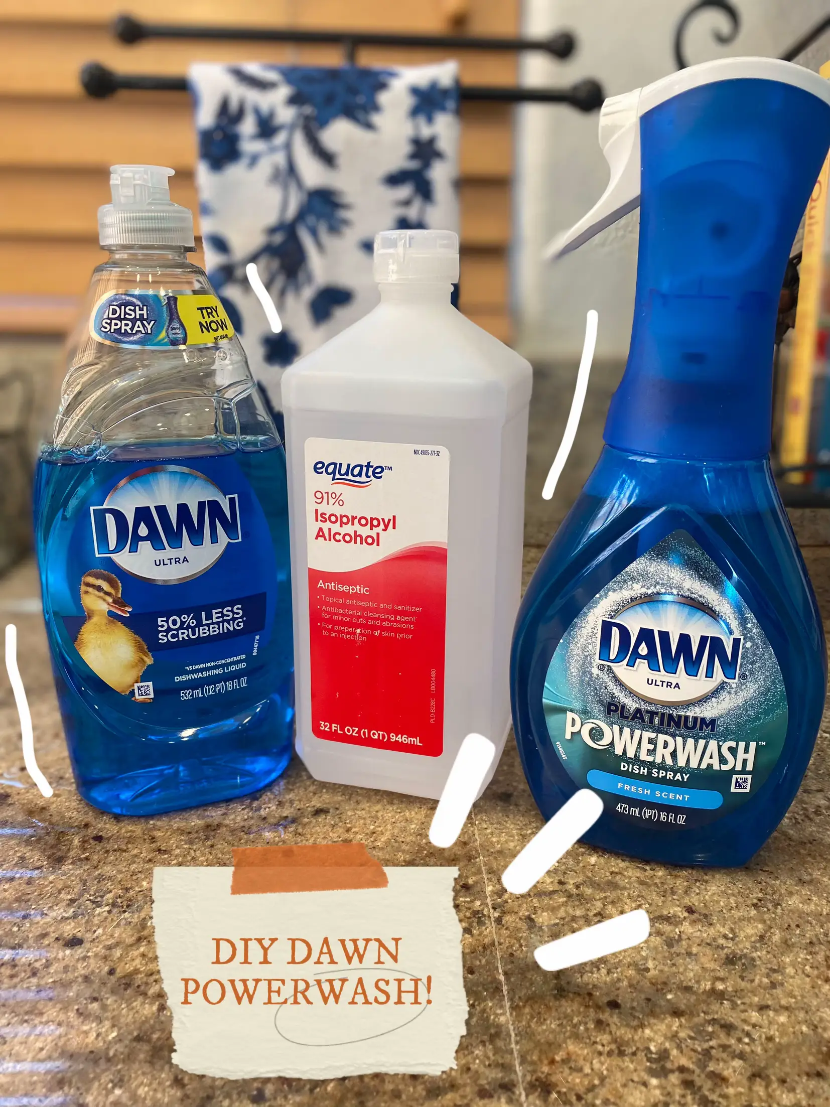 Dawn Powerwash Ingredients: Homemade Dawn Powerwash