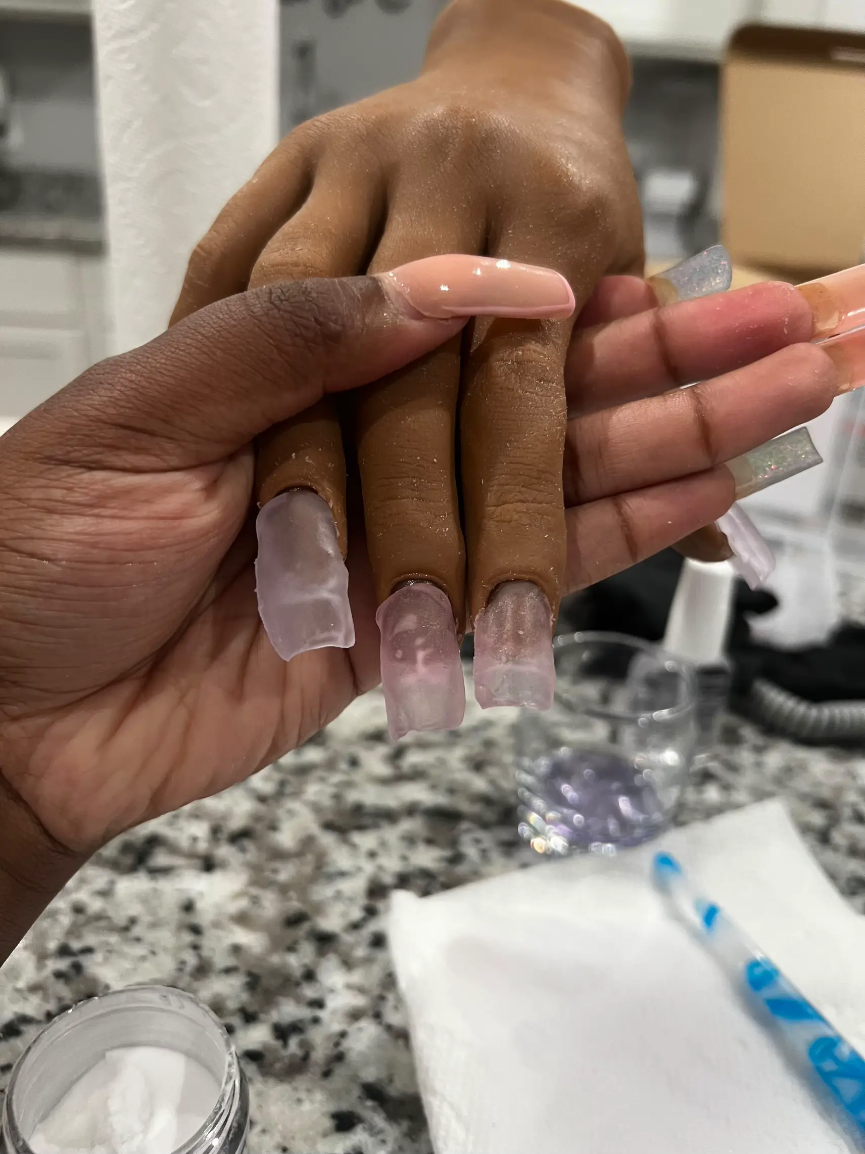 Forsure a nail tech must have !! A realistic practice hand ⭐️ Perfect, Nail Tech