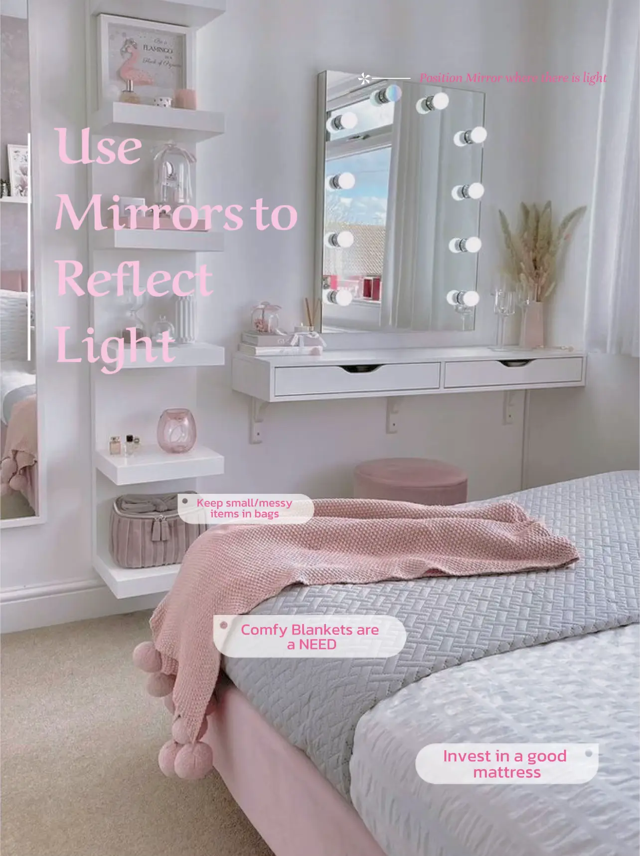 1pc 3 color Dimmable Vanity Mirror Light Estilo - Temu
