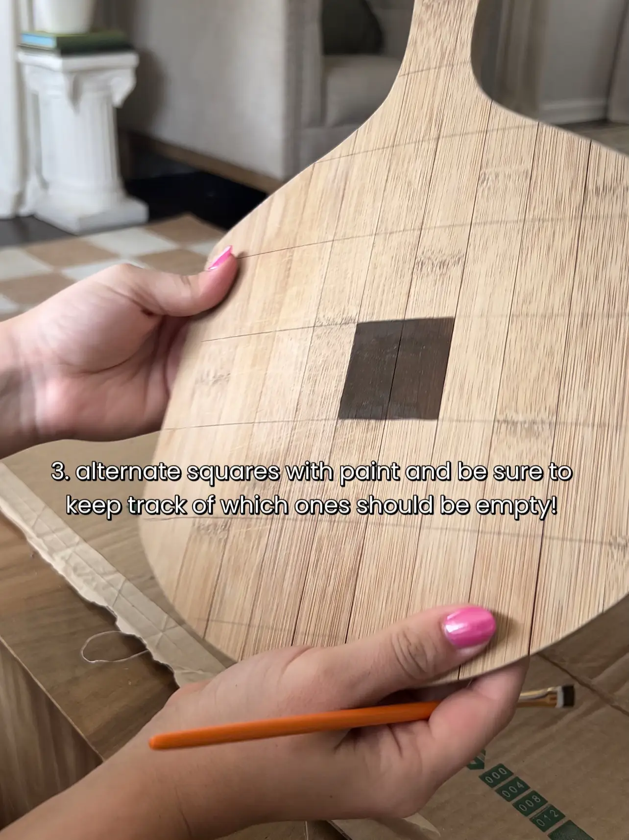 how to diy checker cutting board Gallery posted by kenziemariehome