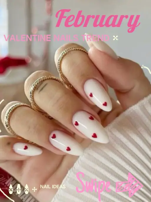 february nail inspo💅🏼💓 Gallery posted by serenity💟 Lemon8