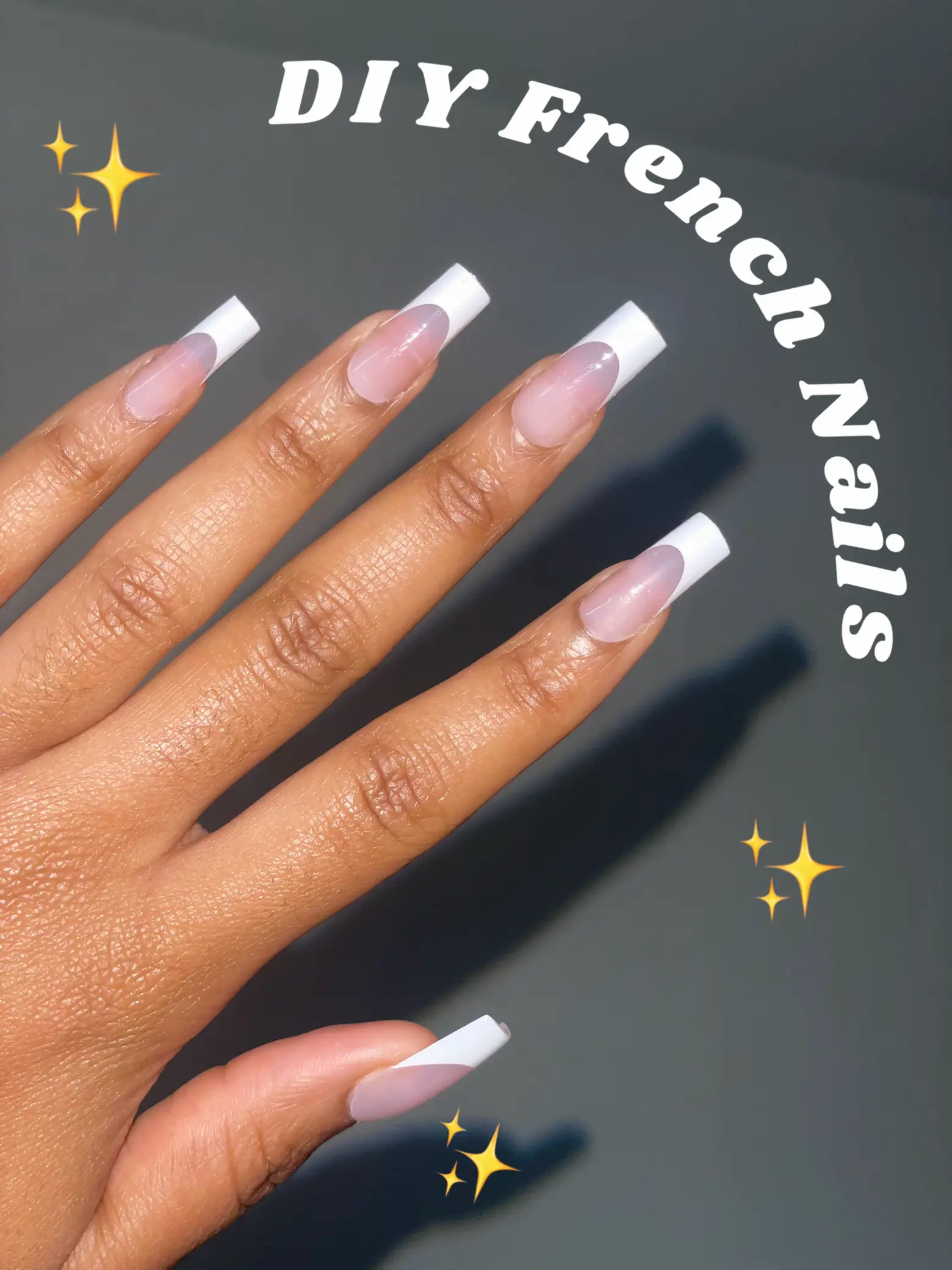 🌺  Stylish nails, French nails, Glue on nails