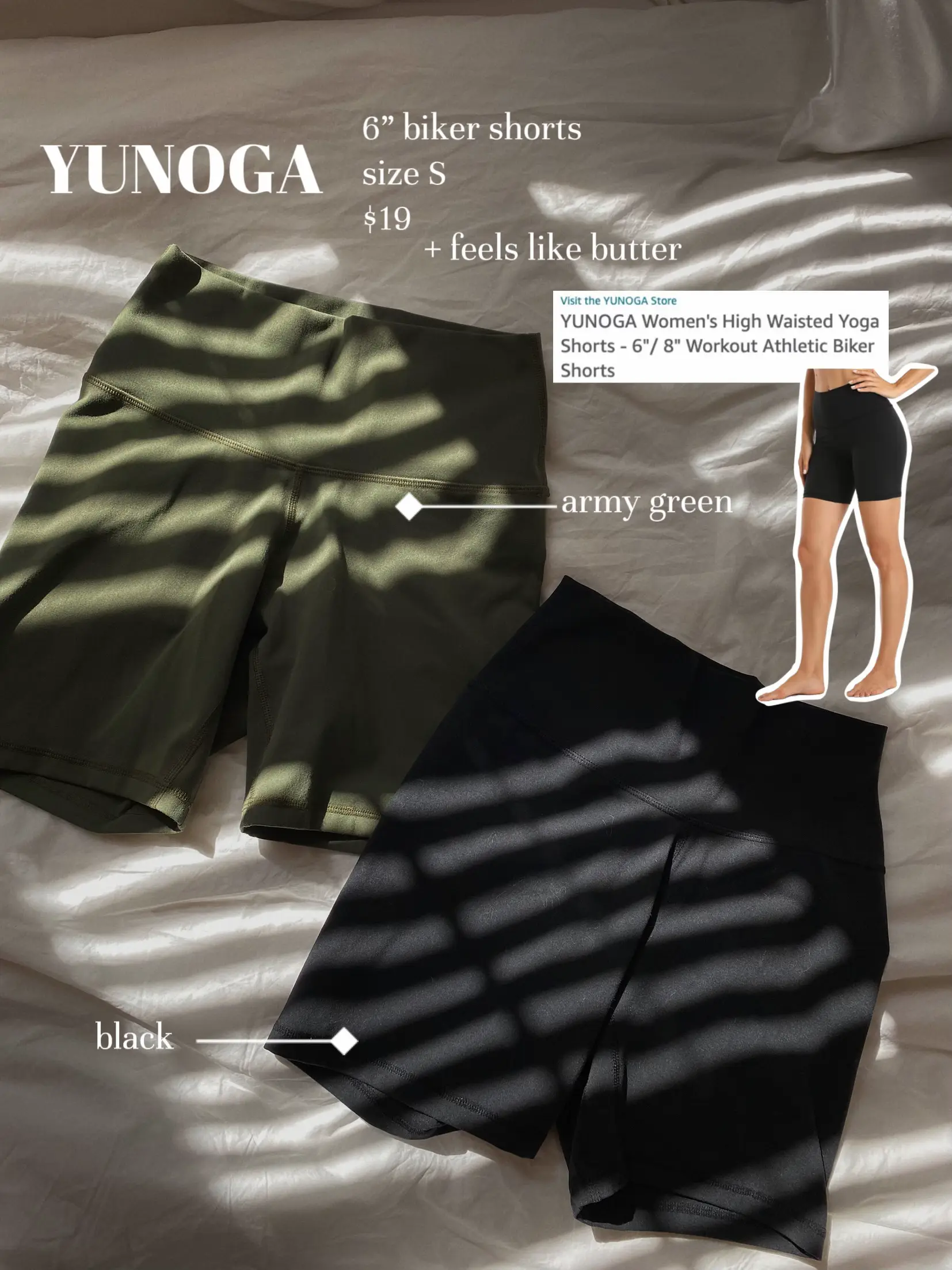 6 No Front Seam Biker Shorts – Yunoga