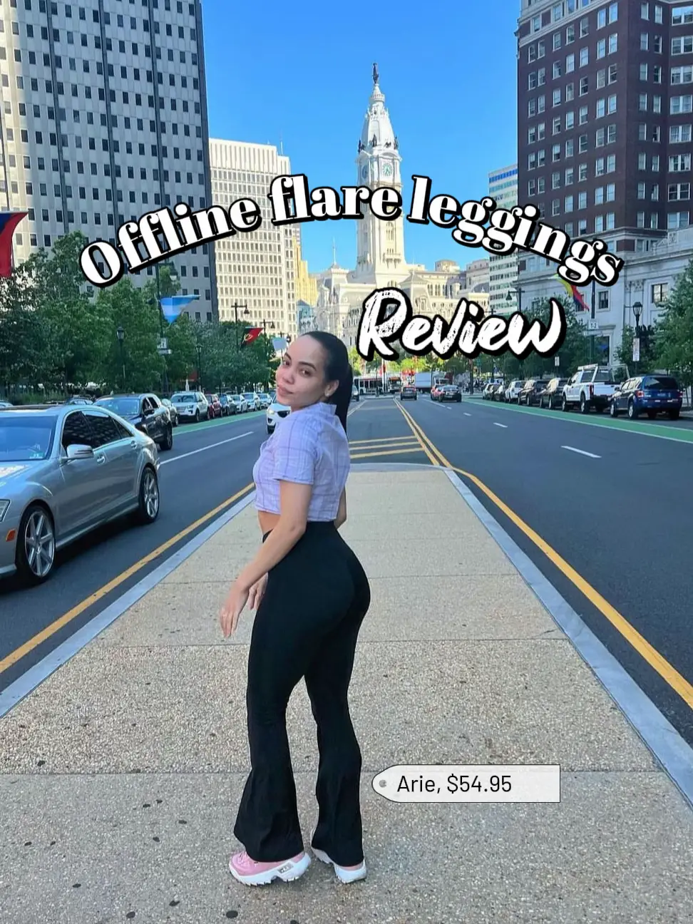 Offline flare leggings by Arie 😳 review, Gallery posted by Madeline G