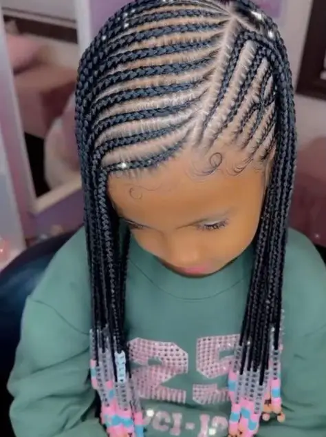Kinky Hair Styles - Who can name these #braids? #Kids can have cute  #HairStyles too!
