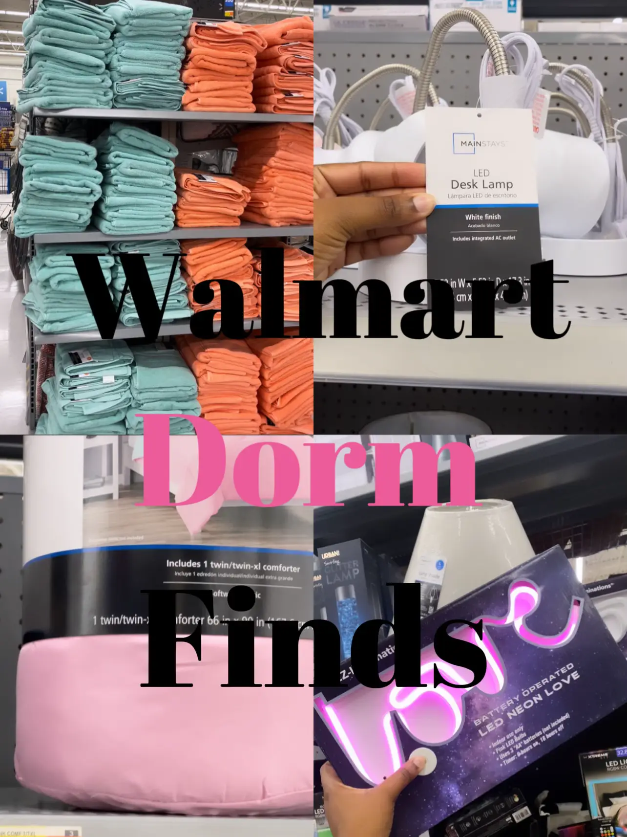 Walmart Dorm Must haves! | Article posted by Aaliyah Tiana | Lemon8