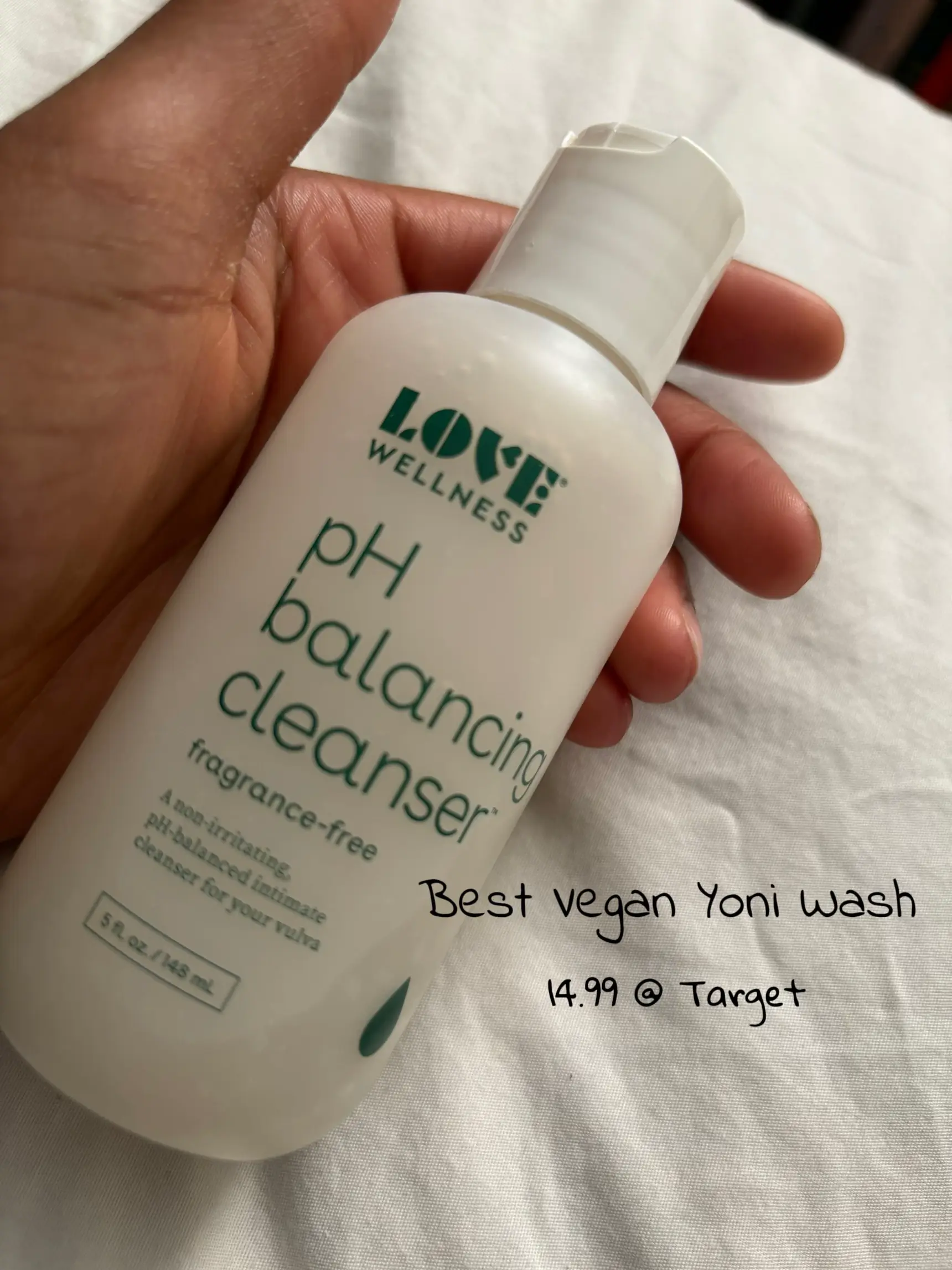 Love Wellness Feminine Wash for Women, pH Balancing Cleanser |  Fragrance-Free | Vaginal Soap for Balanced pH, Intimate Health & Hygiene 