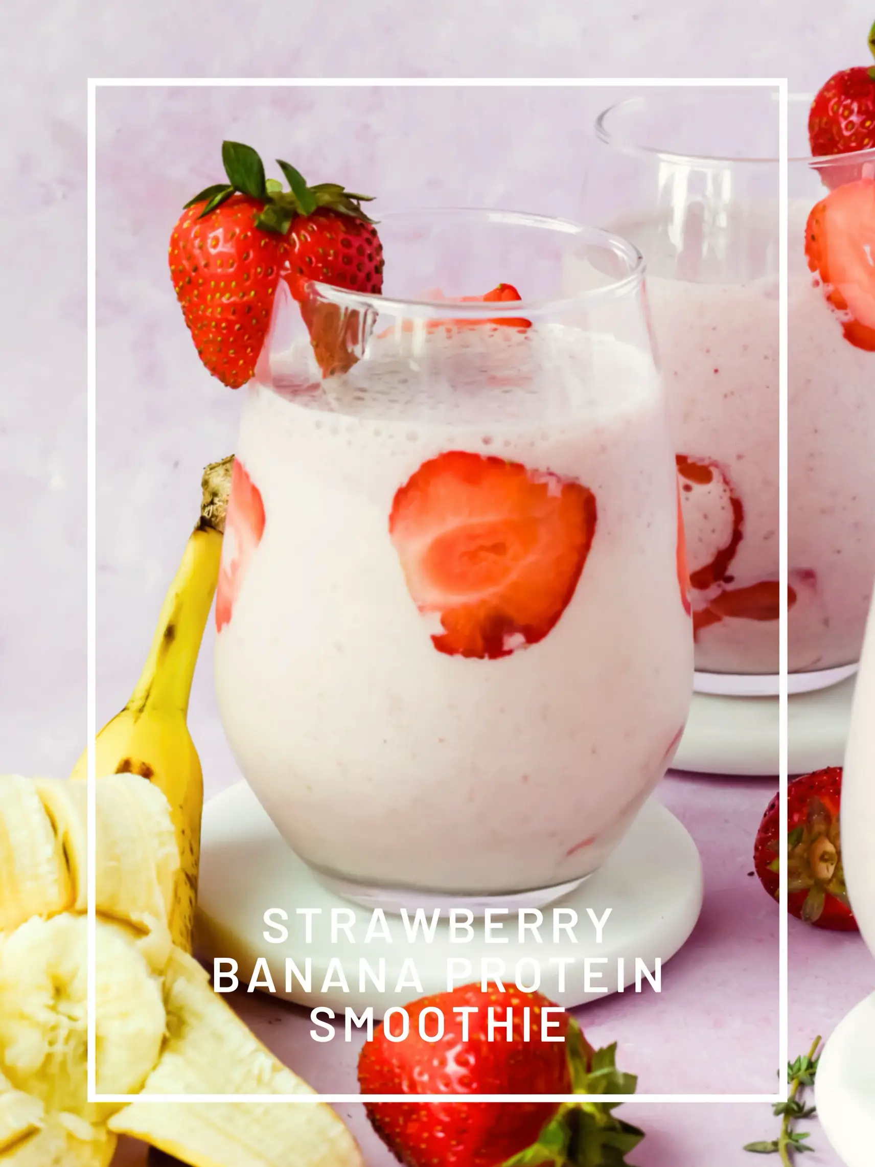 Strawberry Banana Protein Smoothie Recipe