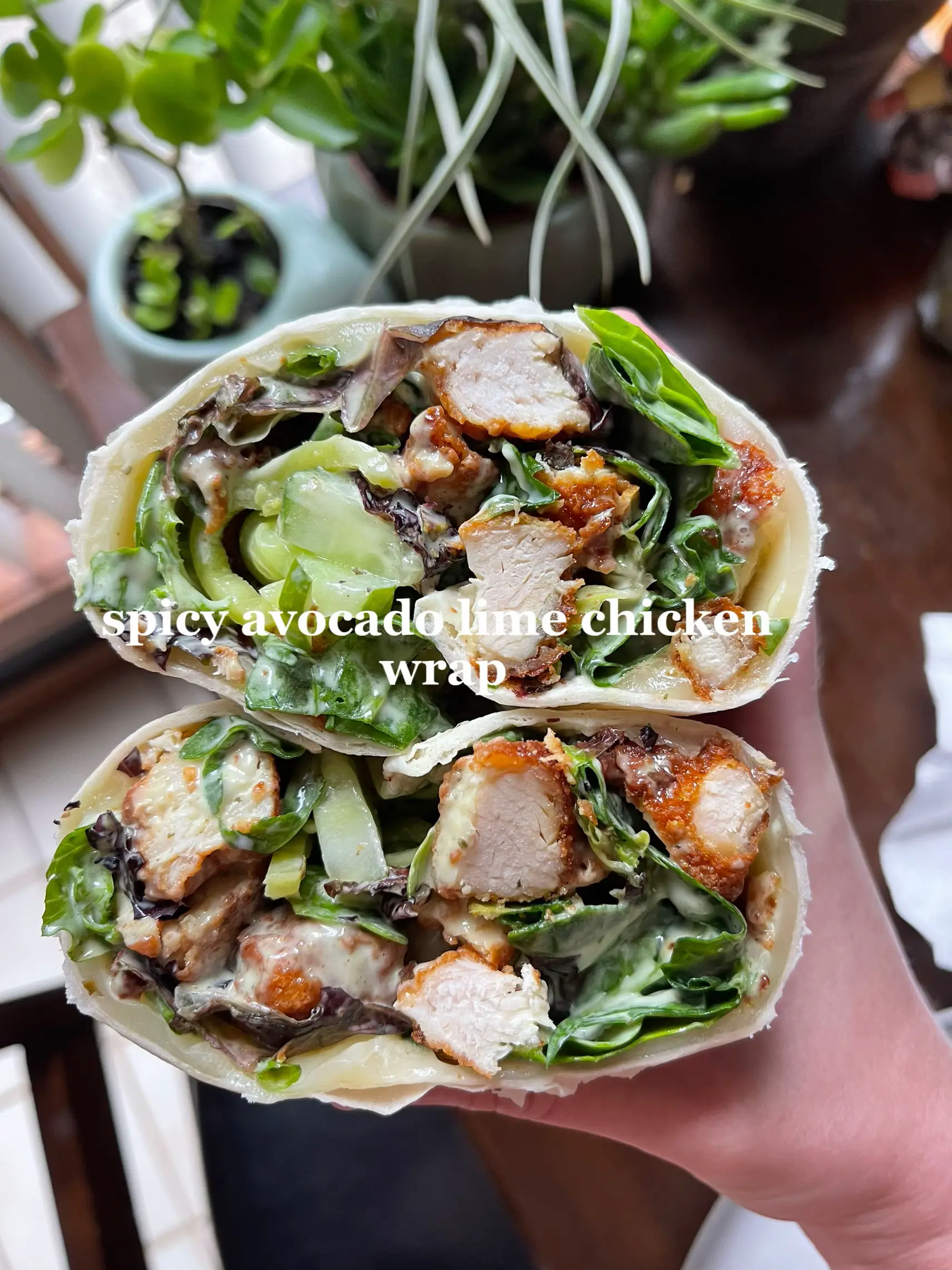 Healthy Chicken Avocado Wraps - Veronika's Kitchen