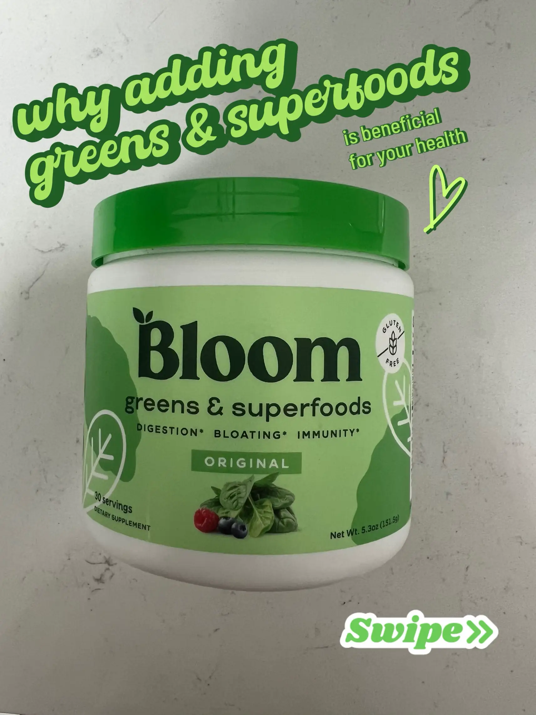 Bloom Nutrition Greens And Superfoods Powder - Berry - 4.8oz : Target