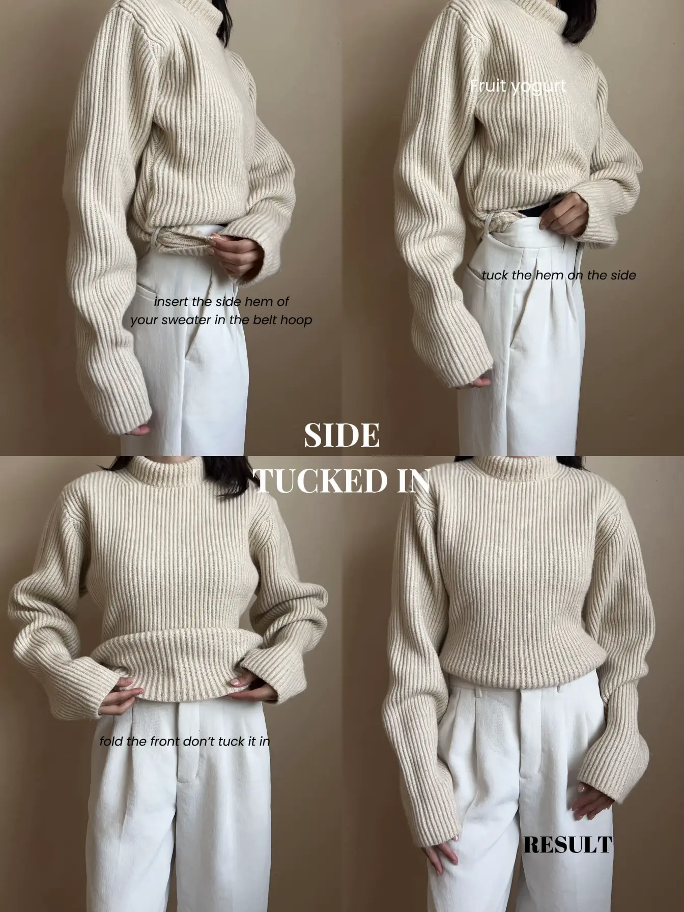 Style pantry neon off shoulder (diy) sweater belted high wai