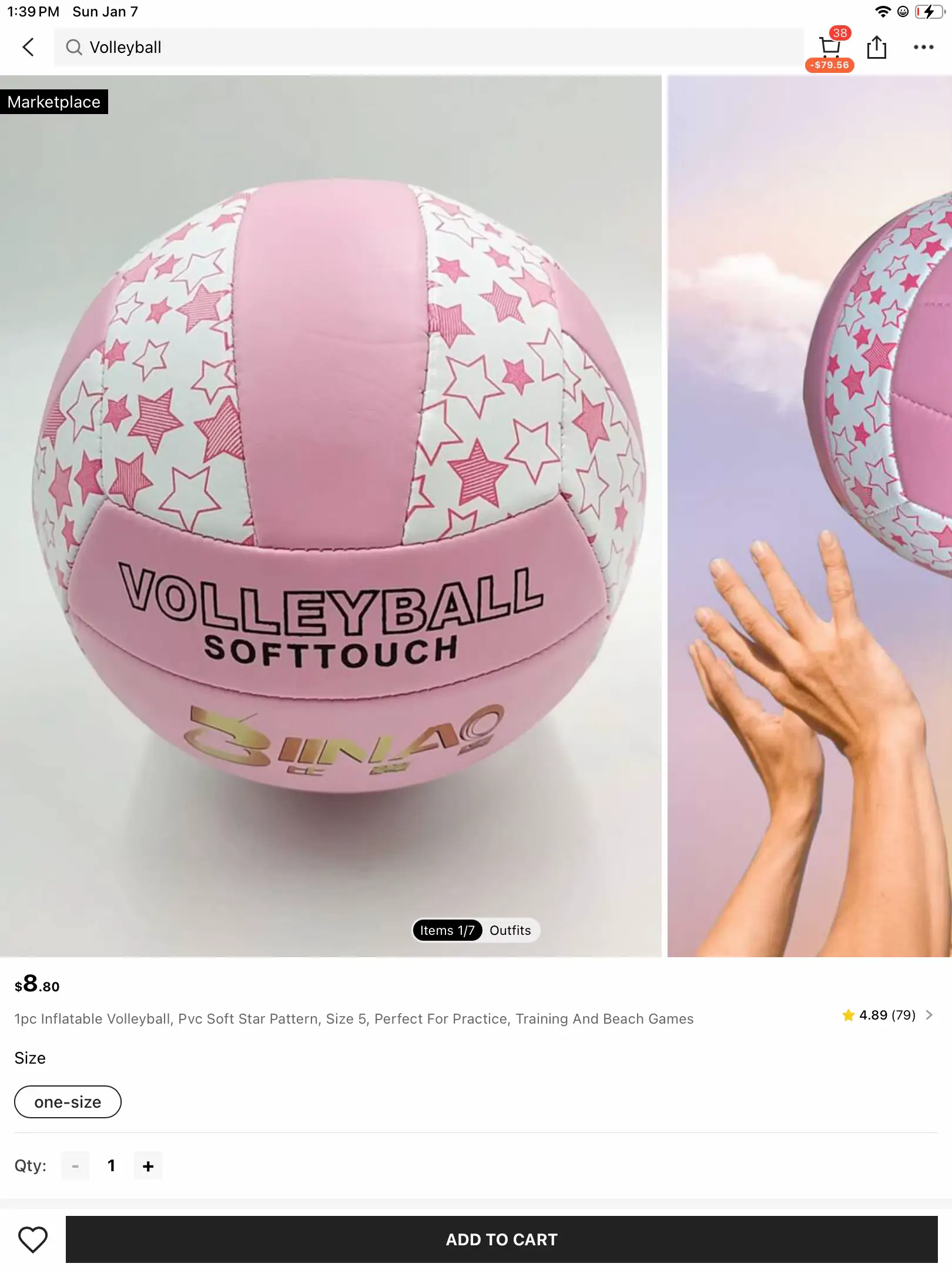 Balón Voleibol Playa X-power Soft Touch Volleyball Pu Pvc