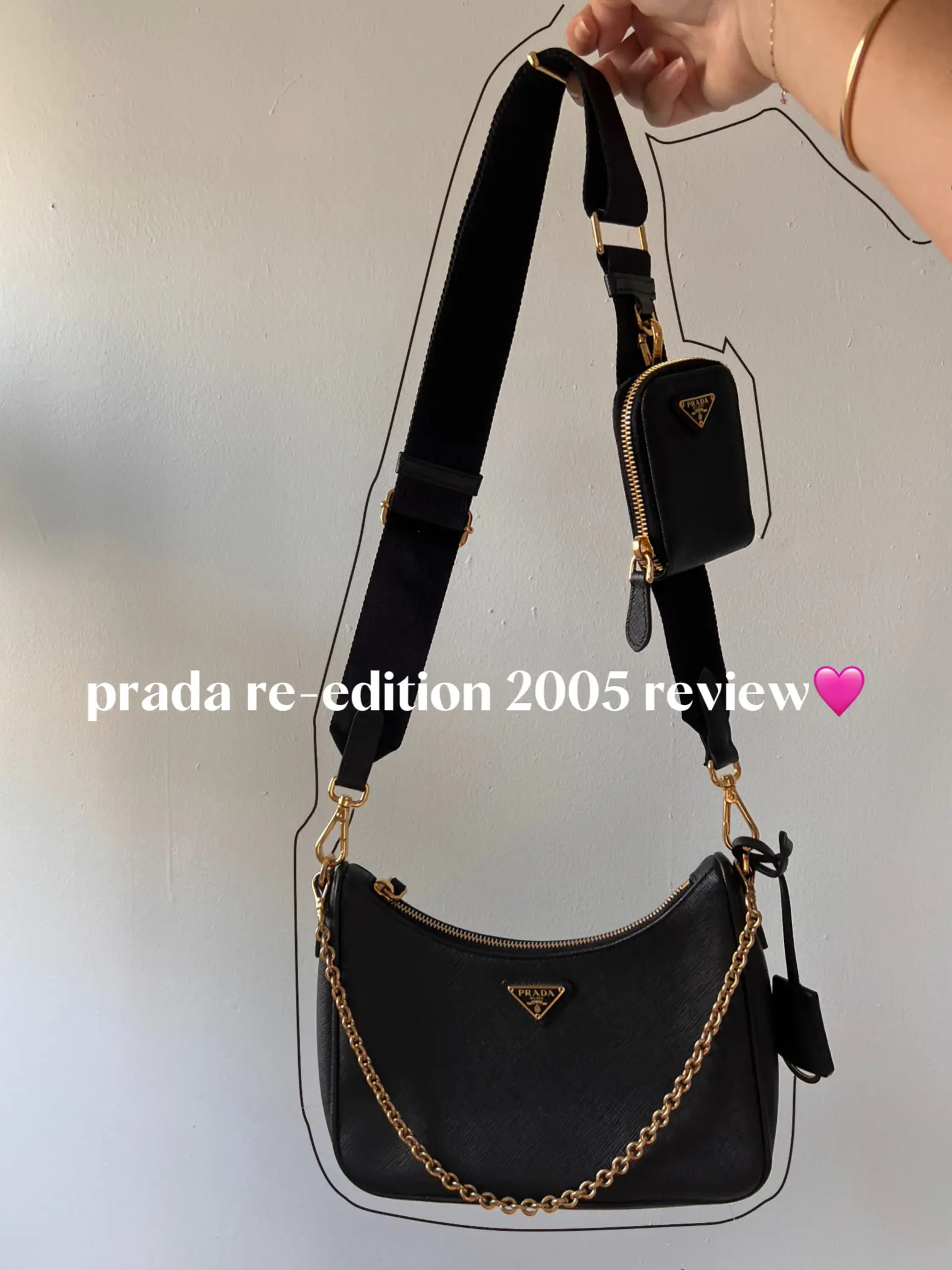 Prada Re-Edition 2005 bag  6 ways to wear it + How to style it 