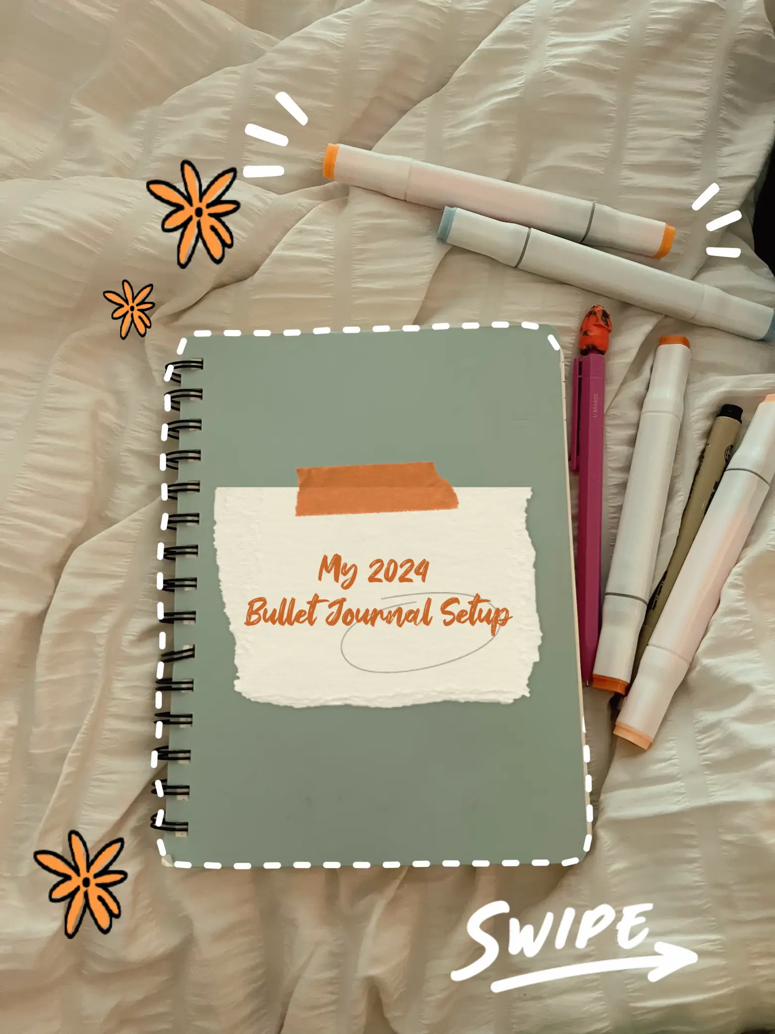 2023-2024 Fresh Yearly Setup | Digital Bullet Journal Theme