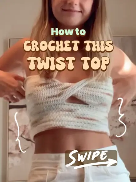 Crochet top tutorial pt. 1🧶✨ #crochet #crochettop #tutorial