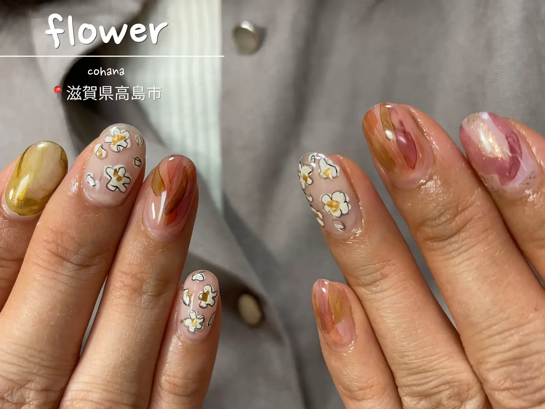 flower💐お任せネイル | cohana.が投稿したフォトブック | Lemon8