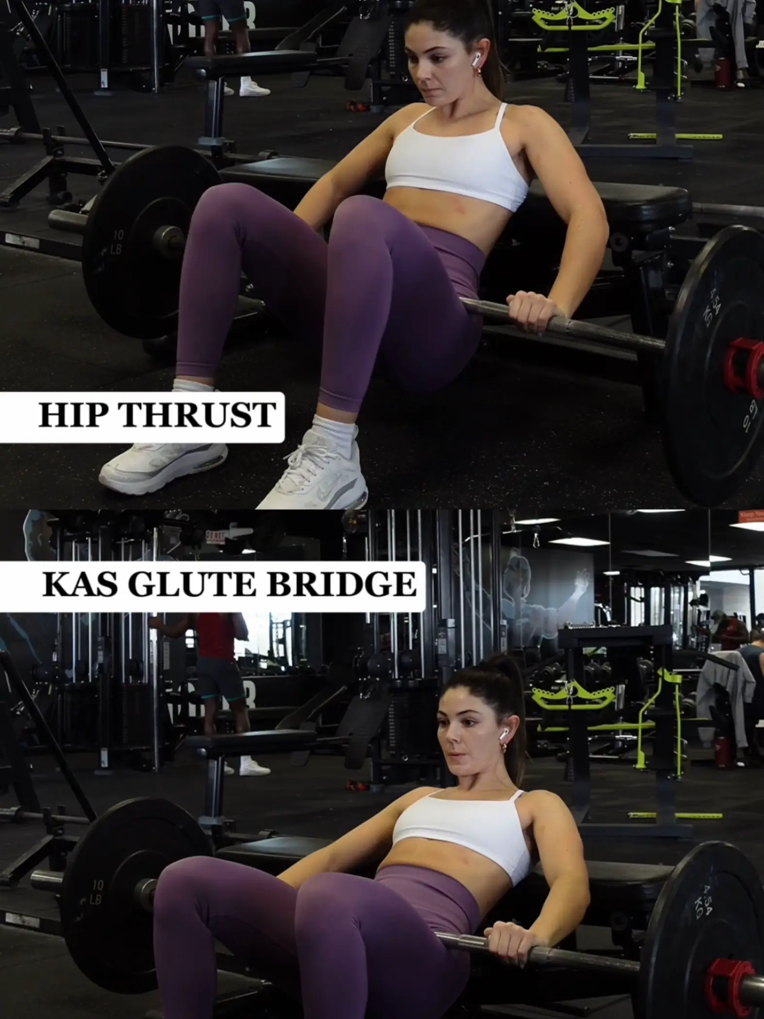 The Difference Between a Hip Thrust vs. Glute Bridge vs. Frog Pump