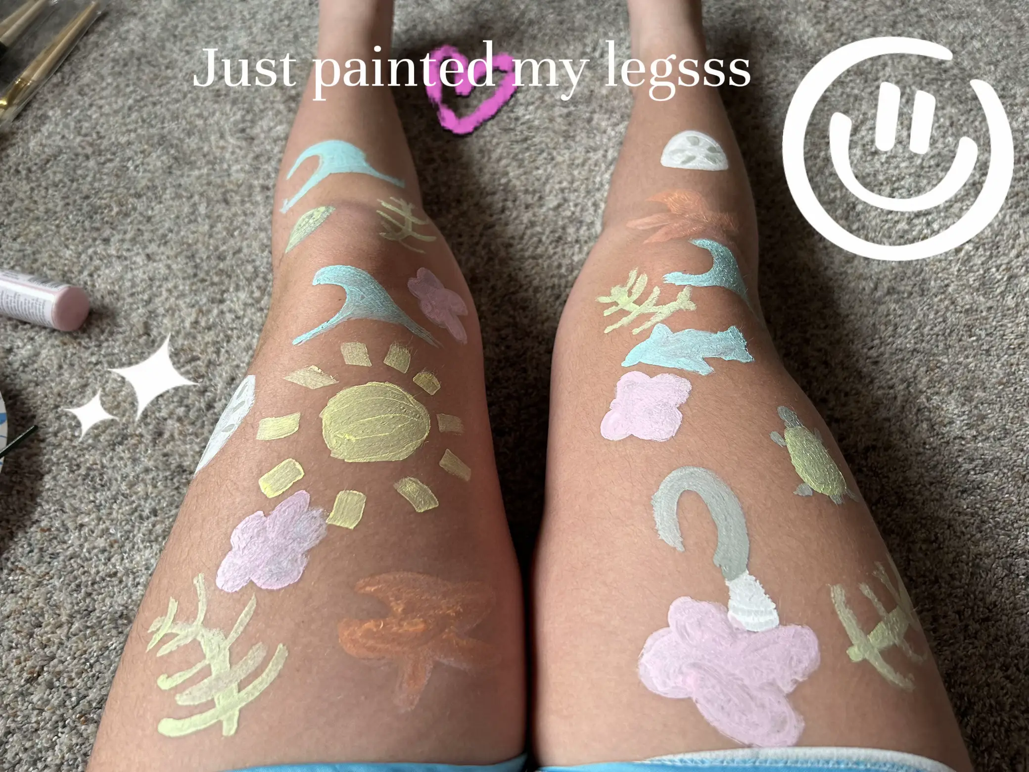 Painting on Legs Lemon8 Search