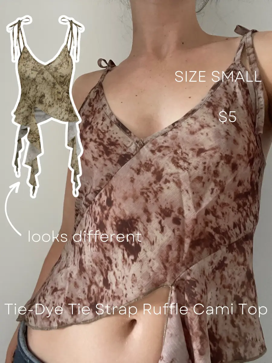 19 top Tie Front Sheer Ruffle Cami Top ideas in 2024