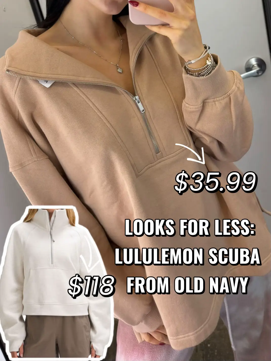 Mid season sale find! Oversized Scuba full zip, i think the colour is  creamy mint? What other colours even go with this??? 😅 : r/lululemon