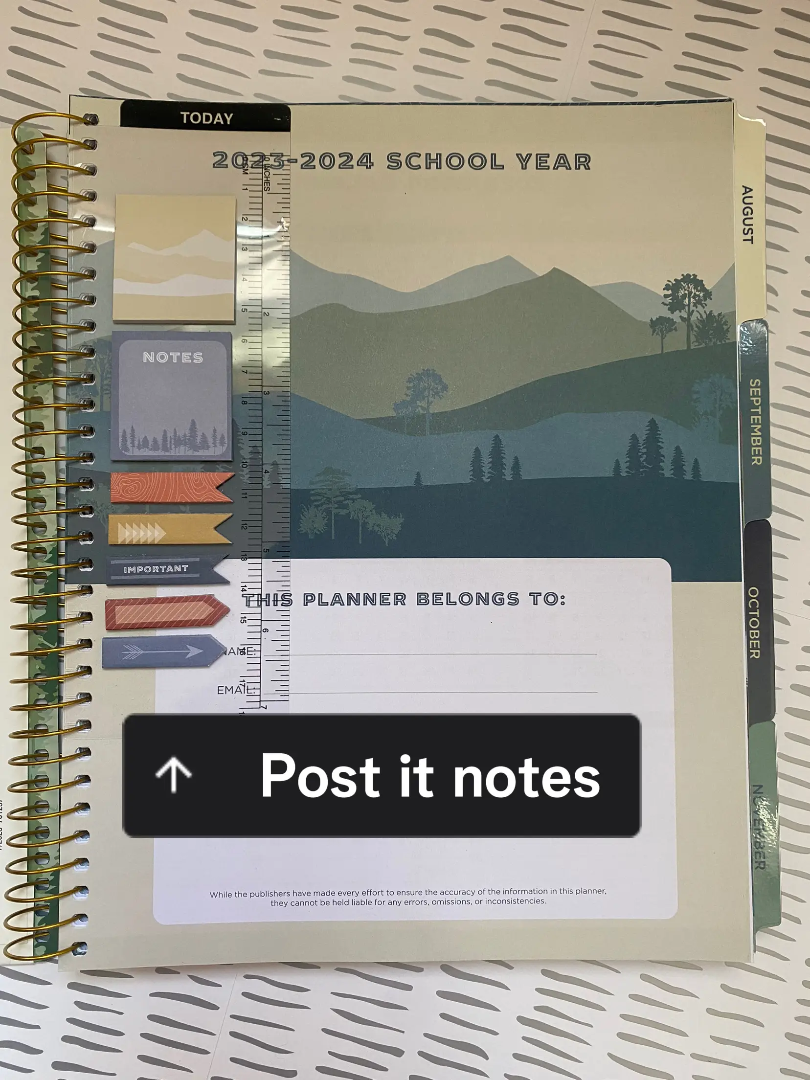 2024 Dated Planner Inserts, Weekly Schedule