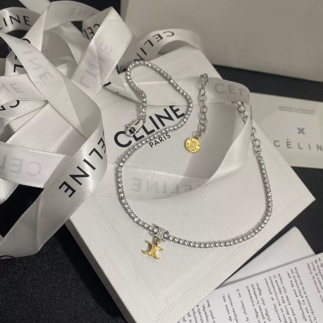 Celine alphabet sale necklace n