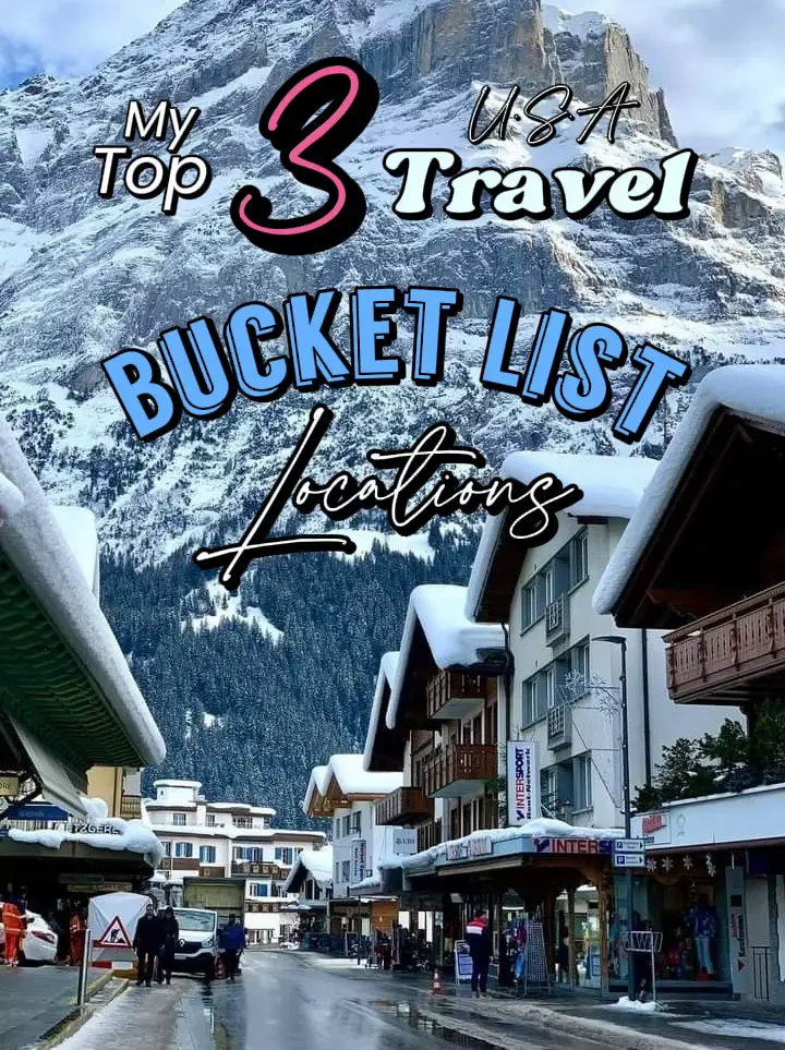 Top 3 USA Travel Bucket List Locations Gallery posted by Saraya Lemon8