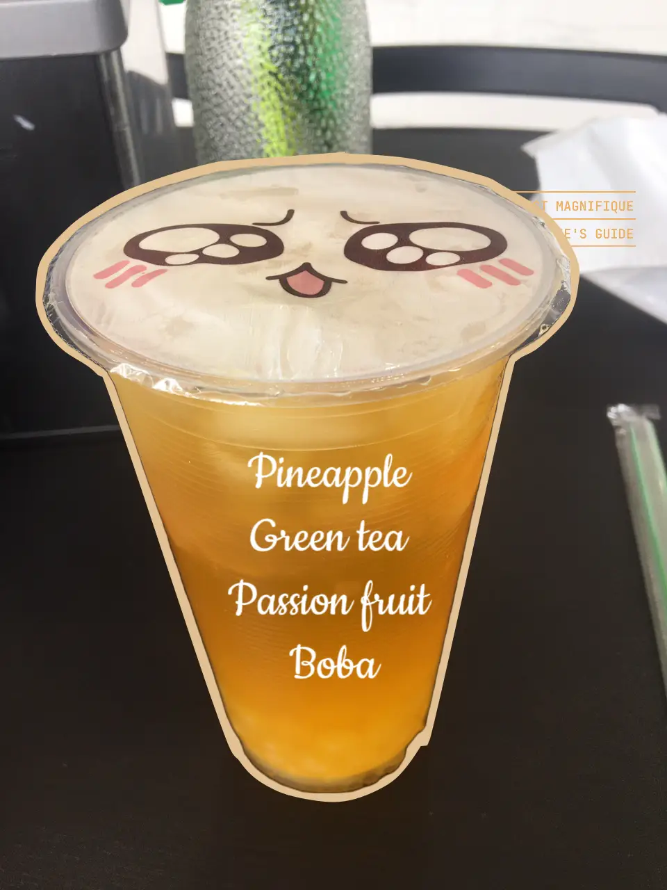 Pineapple Green tea Passion fruit popping Boba | Gallery posted by Mindy  Winstead | Lemon8