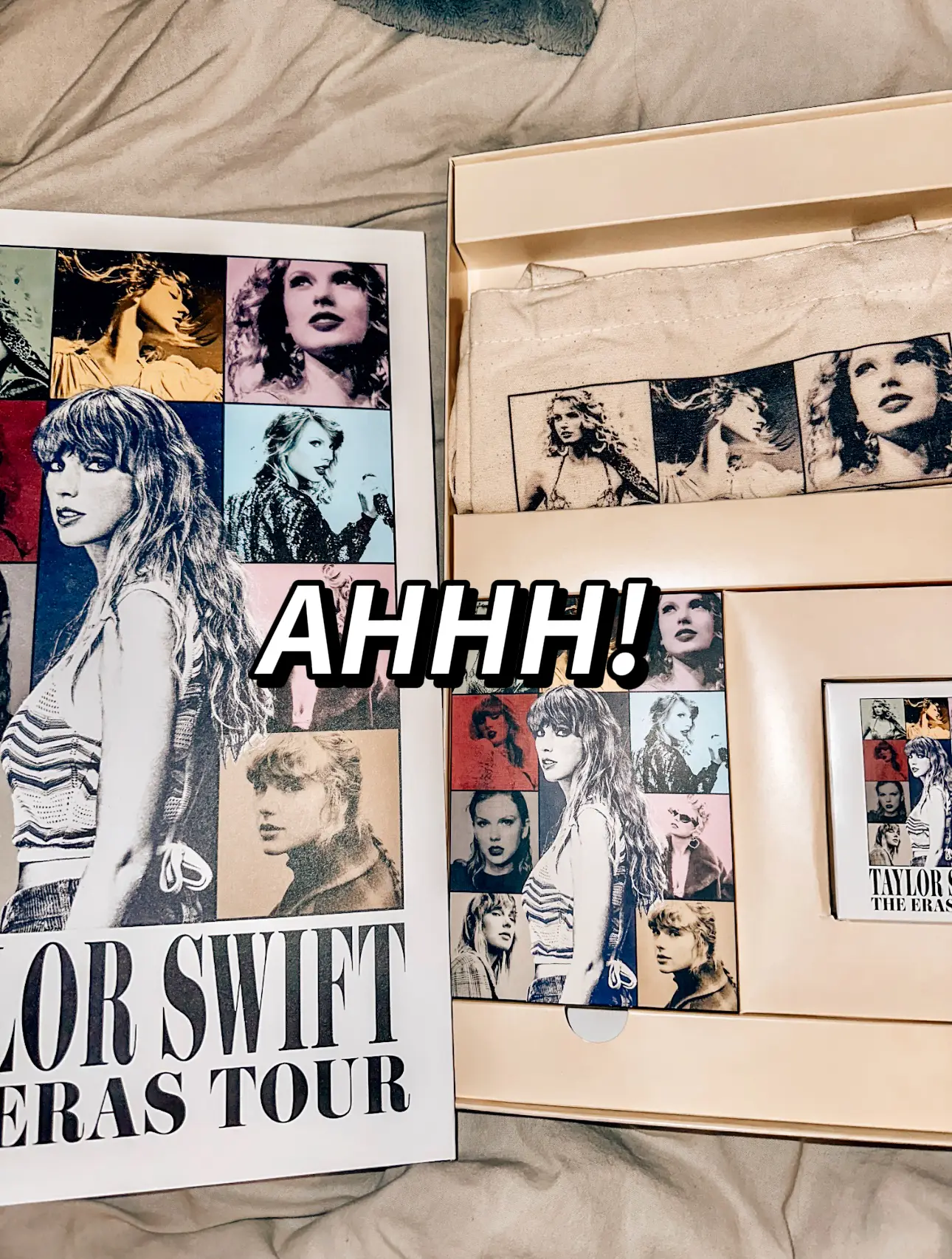 the eras tour poster, but taylor is happy!🫶 : r/TaylorSwift