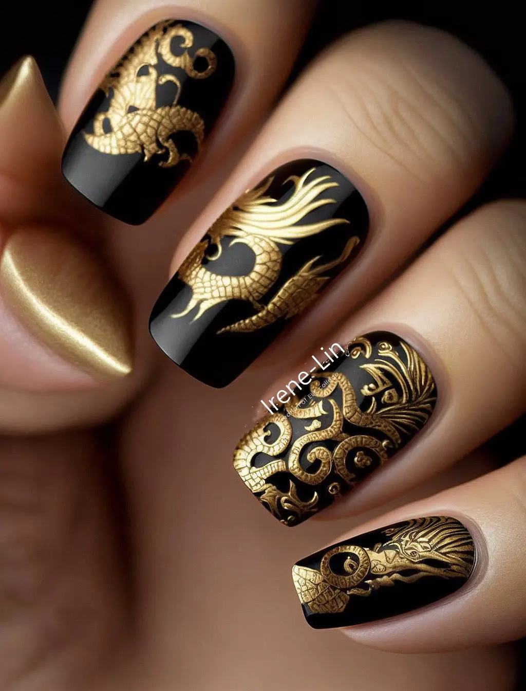 11+ Dragon Nail Designs