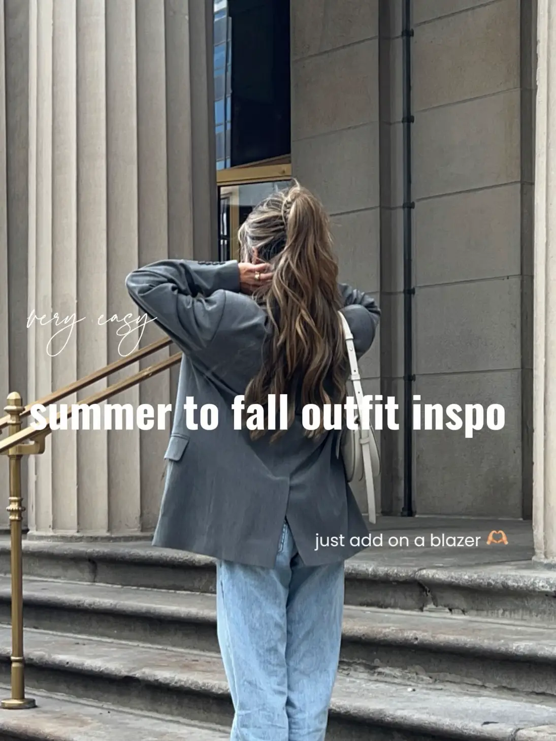 summer to fall fit: add a blazer 🫶🏼's images