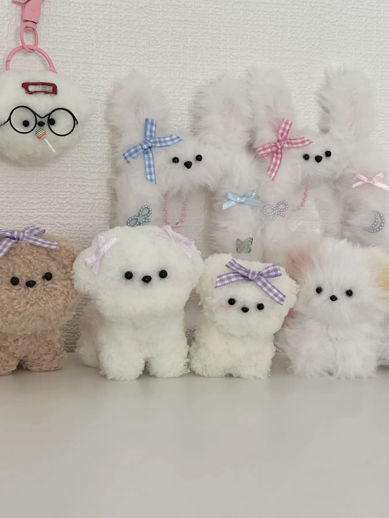 ハンドメイド ぬいぐるみ 懐かし ネコ 白 モールドール