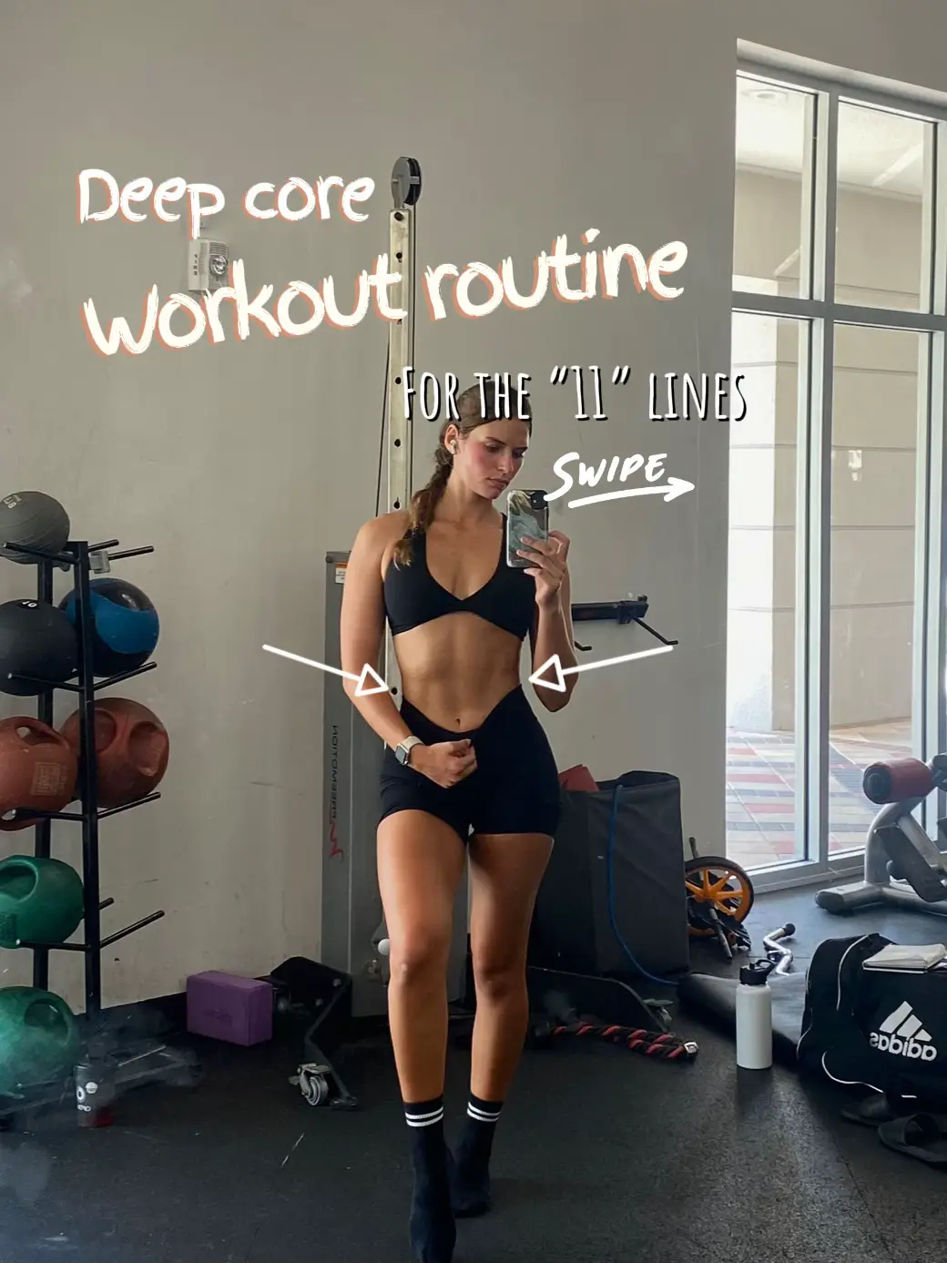 Deep core workout routine for the “11” lines | Sophia Ceperoが投稿したフォトブック |  Lemon8