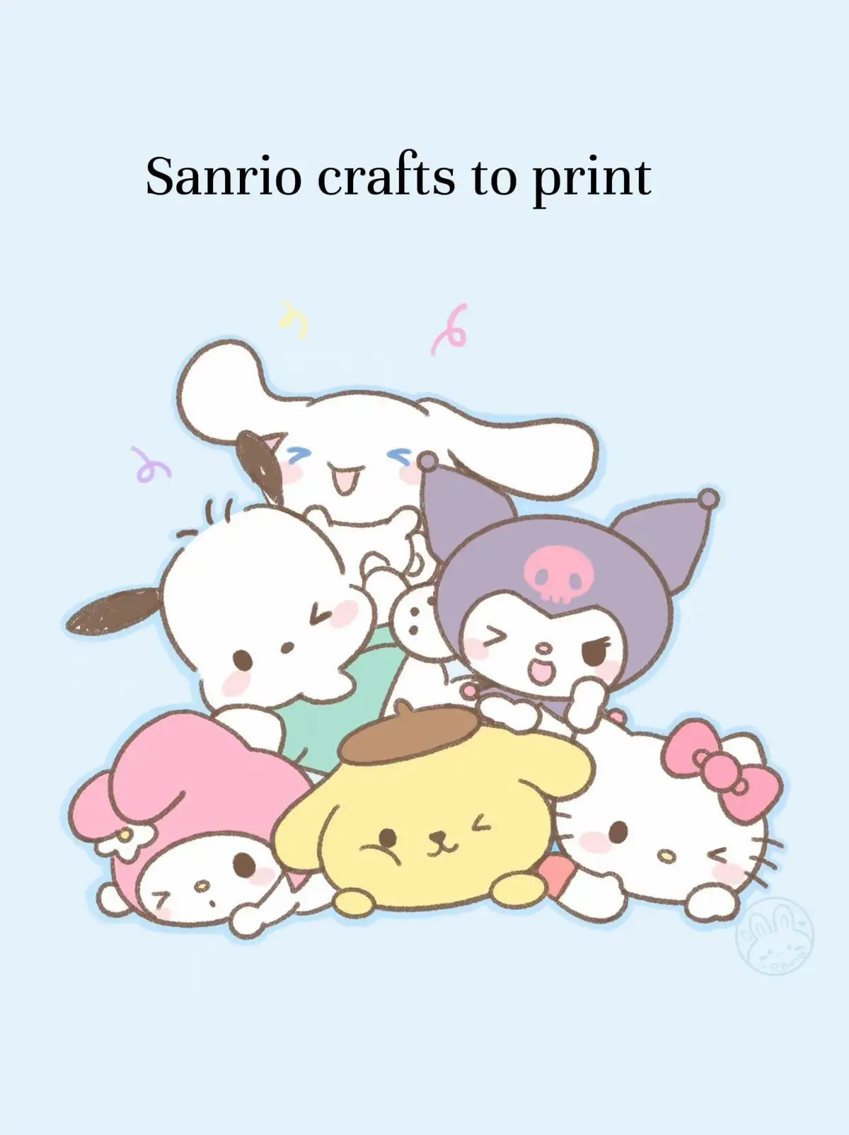 Sanrio Hello Kitty My Melody Underwear Cartoon Animation Print