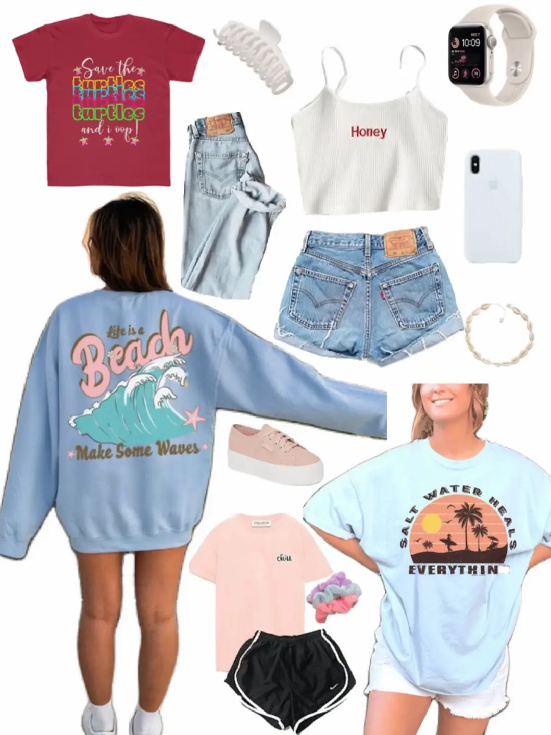 Vsco girl hotsell outfits summer