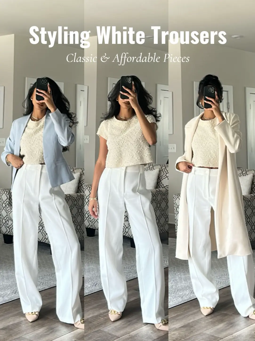 How to style black pants in spring and summer - Awed by Monica