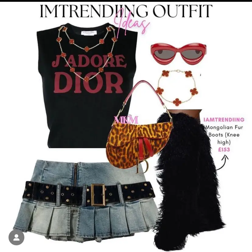 2 ways to style: jadore dior top 🖤 #outfitideas